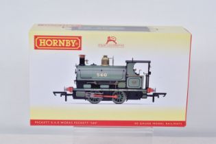 A BOXED OO GAUGE HORBY MODEL RAILWAY STEAM LOCOMOTIVE Class W4 0-4-0ST no. 560 in Peckett Works Leaf