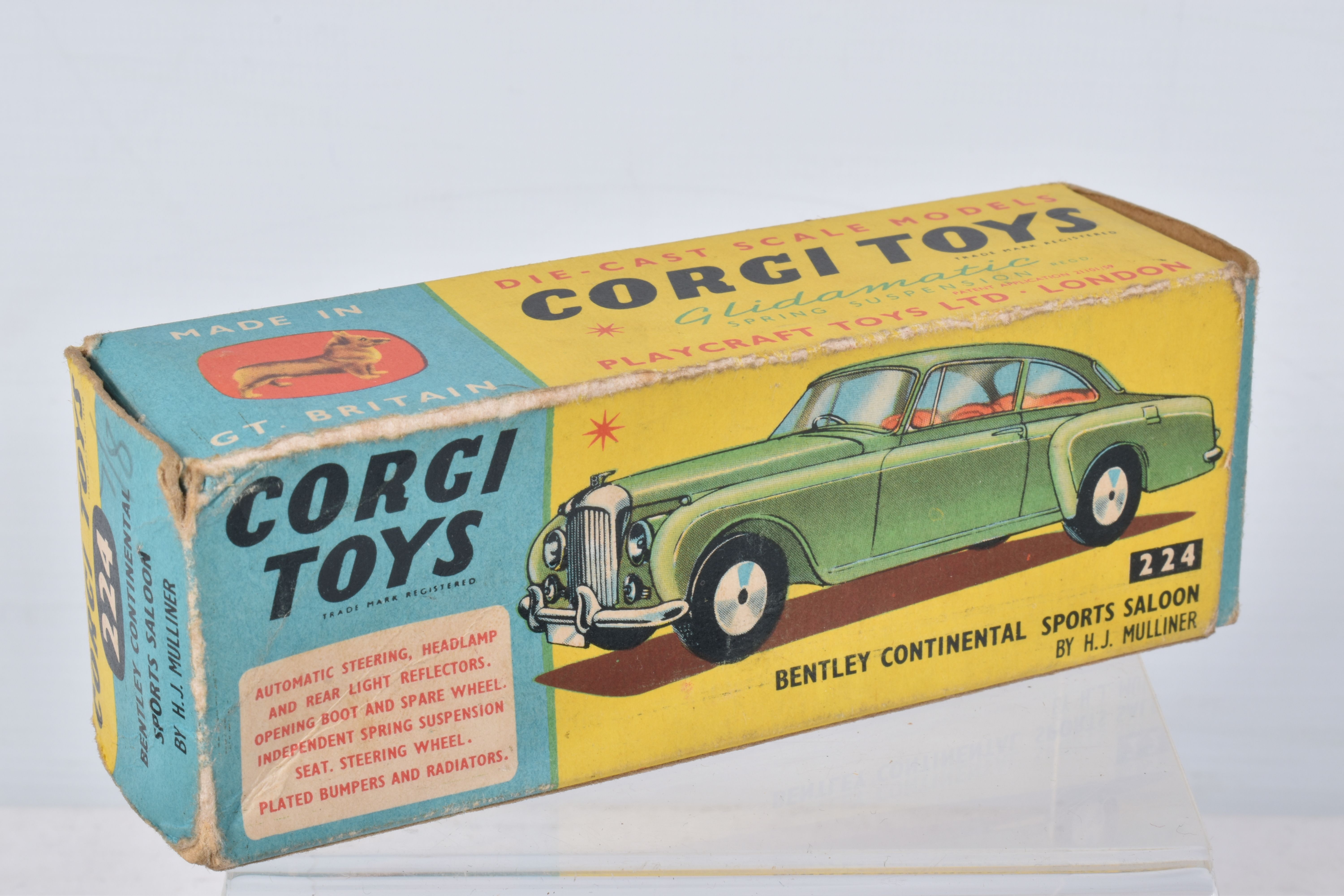 FOUR BOXED CORGI TOYS CAR MODELS, Ford Thunderbird Open Sports, No.215S, missing driver, Bentley - Image 24 of 29