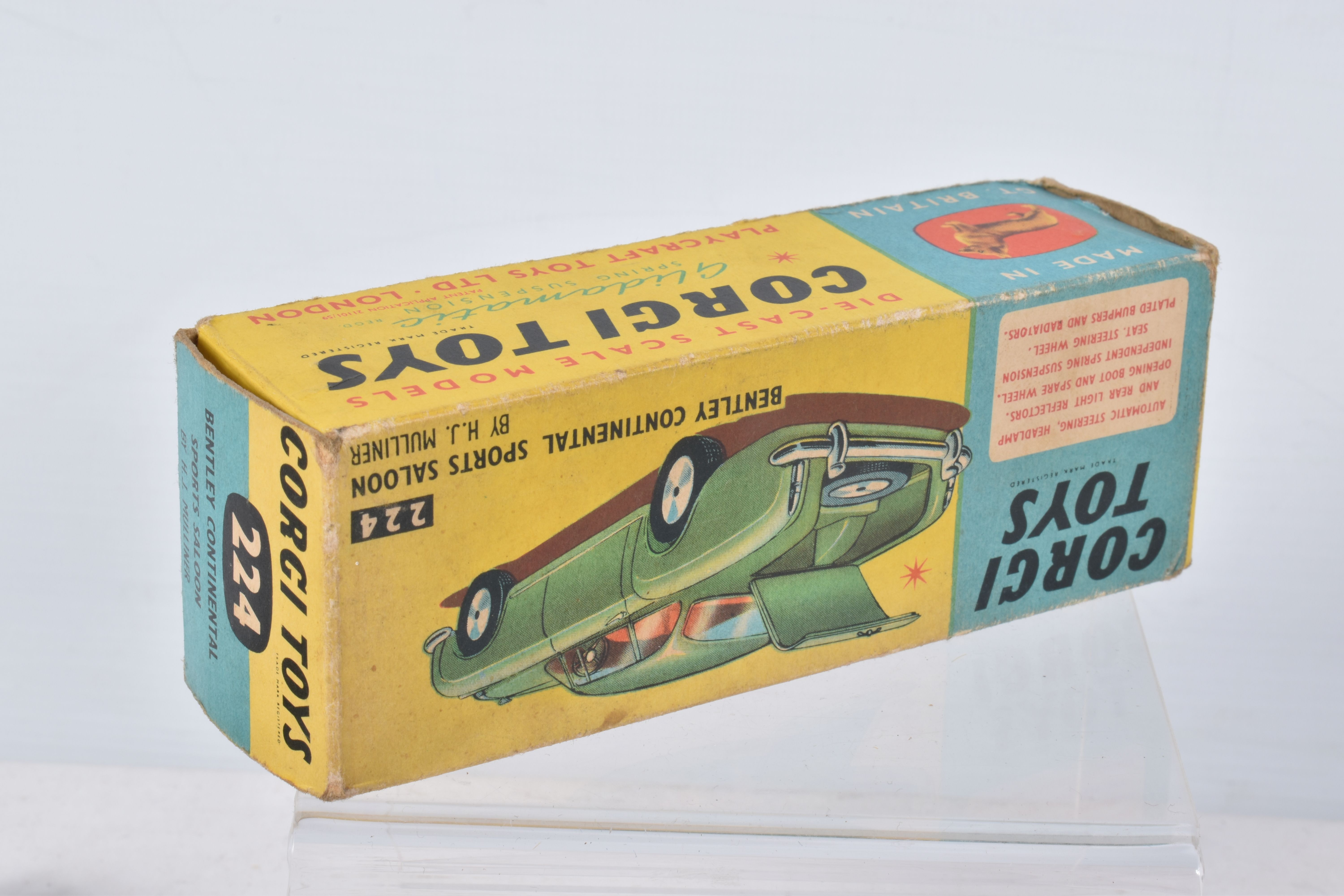 FOUR BOXED CORGI TOYS CAR MODELS, Ford Thunderbird Open Sports, No.215S, missing driver, Bentley - Image 25 of 29