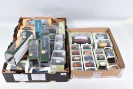 TWO BOXES CONTAINING A SELECTION OF 1:76 SCALE OXFORD DIECAST VEHICLES, Oxford models to include