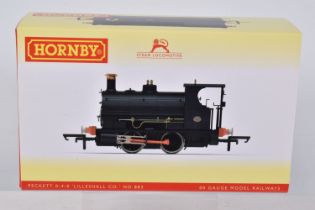 A BOXED OO GAUGE HORNBY MODEL RAILWAY STEAM LOCOMOTIVE Class W4 Peckett 0-4-0ST no. 883 in '