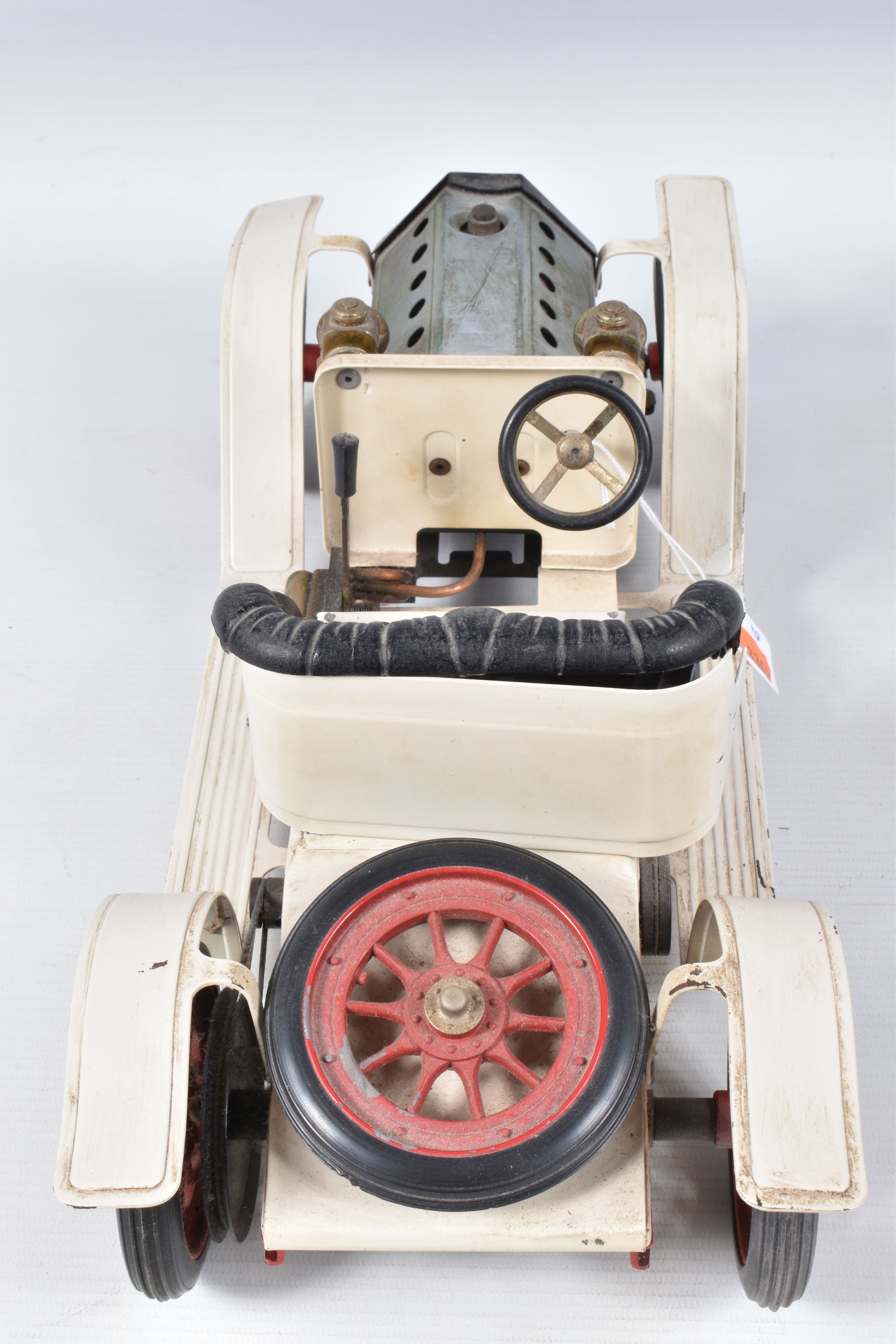 AN UNBOXED MAMOD LIVE STEAM ROADSTER, No.SA1, not tested , playworn condition with paint loss, - Image 3 of 6