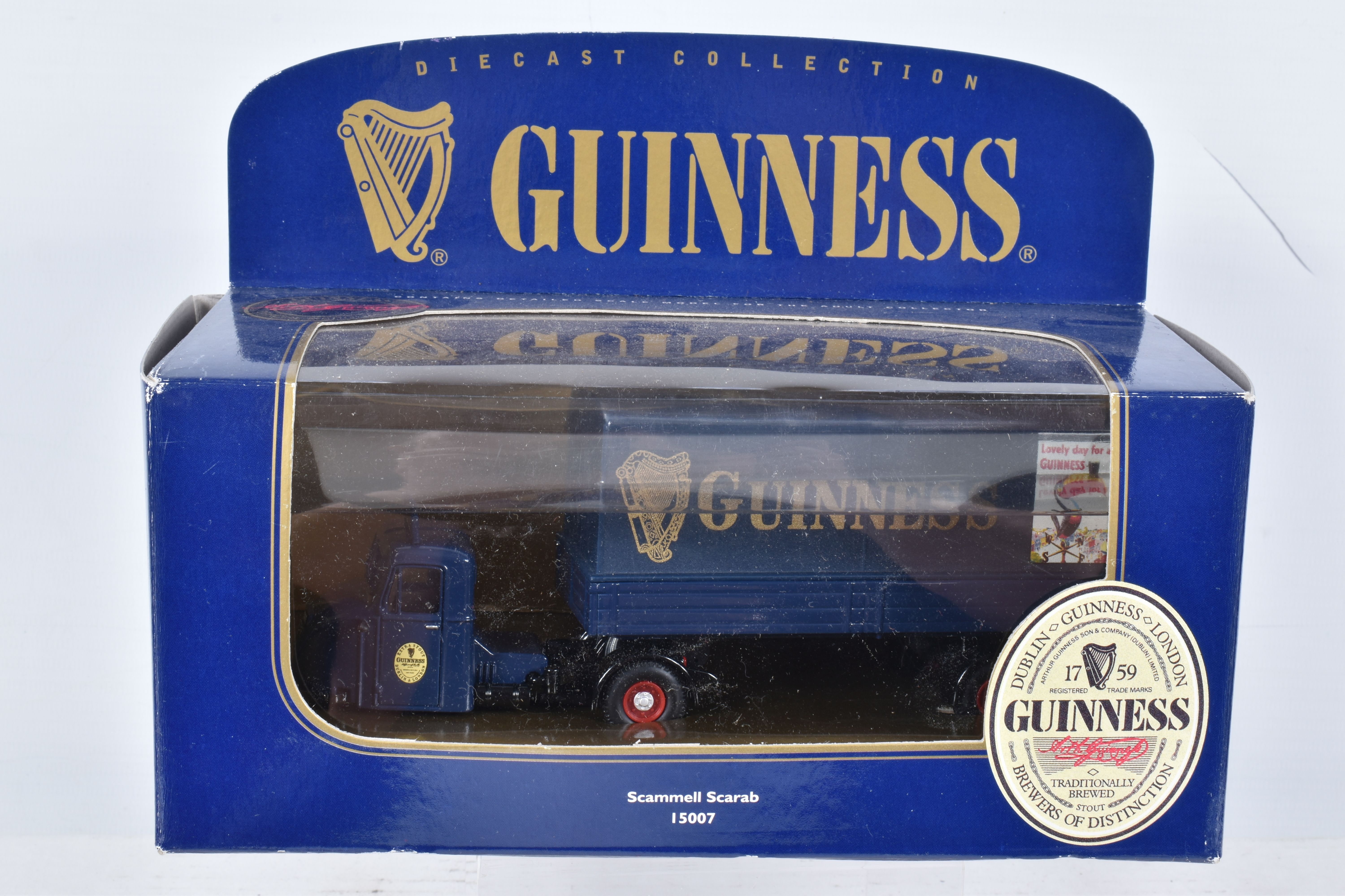 SEVEN BOXED AND ONE UNBOXED MODEL EDDIE STOBART AND GUINNESS VEHICLES, the first a Corgi Eddie - Image 3 of 8