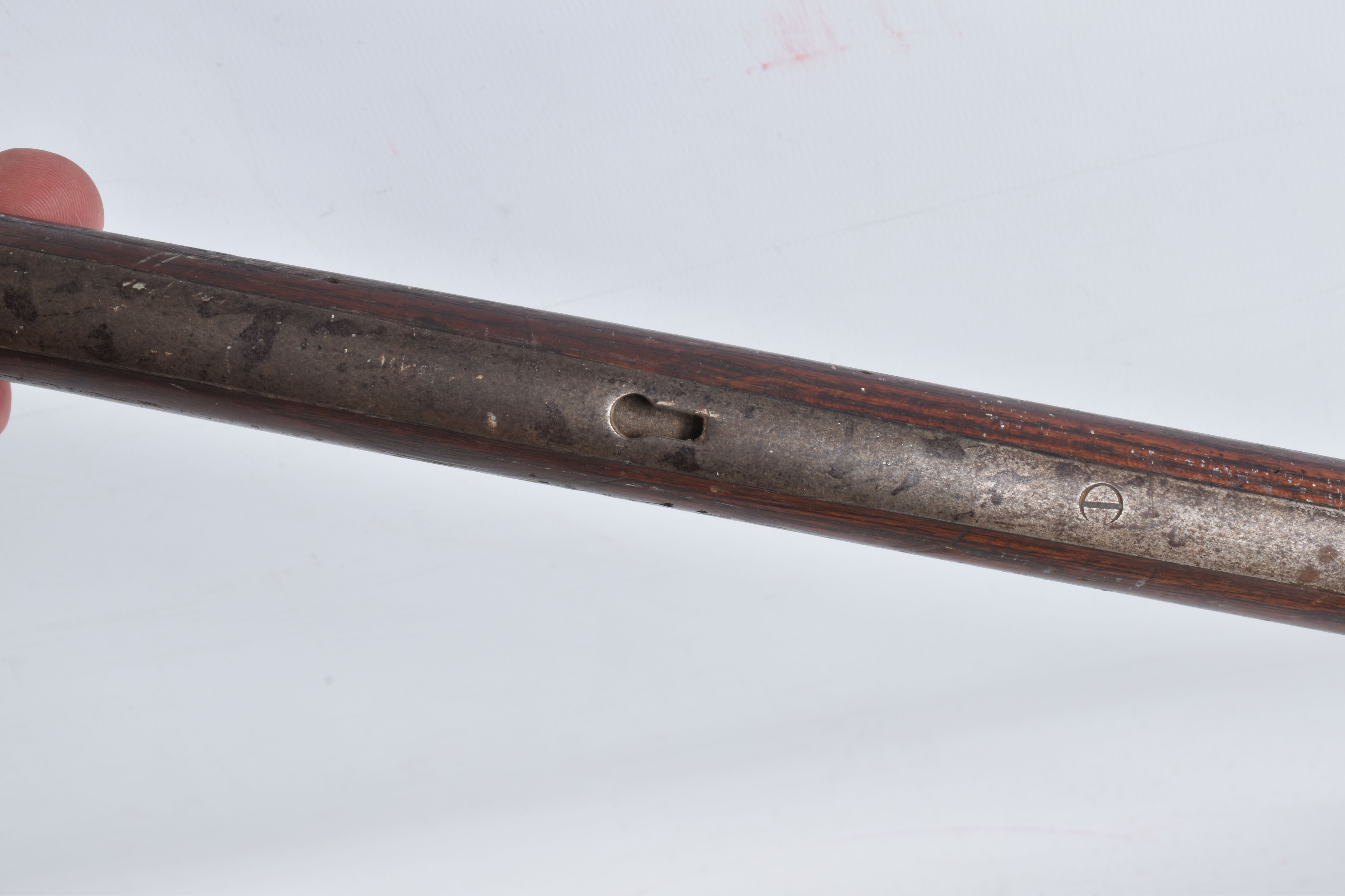 A LARGE 19TH CENTURY BOARDING STYLE PIKE/ CAVALRY LANCE, featuring an ash shaft with an off centre - Image 2 of 8
