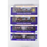 FOUR BOXED OO GAUGE DAPOL MODEL RAILWAY WAGONS, to include a GWR Ale Wagon Twin Pack, Weathered,