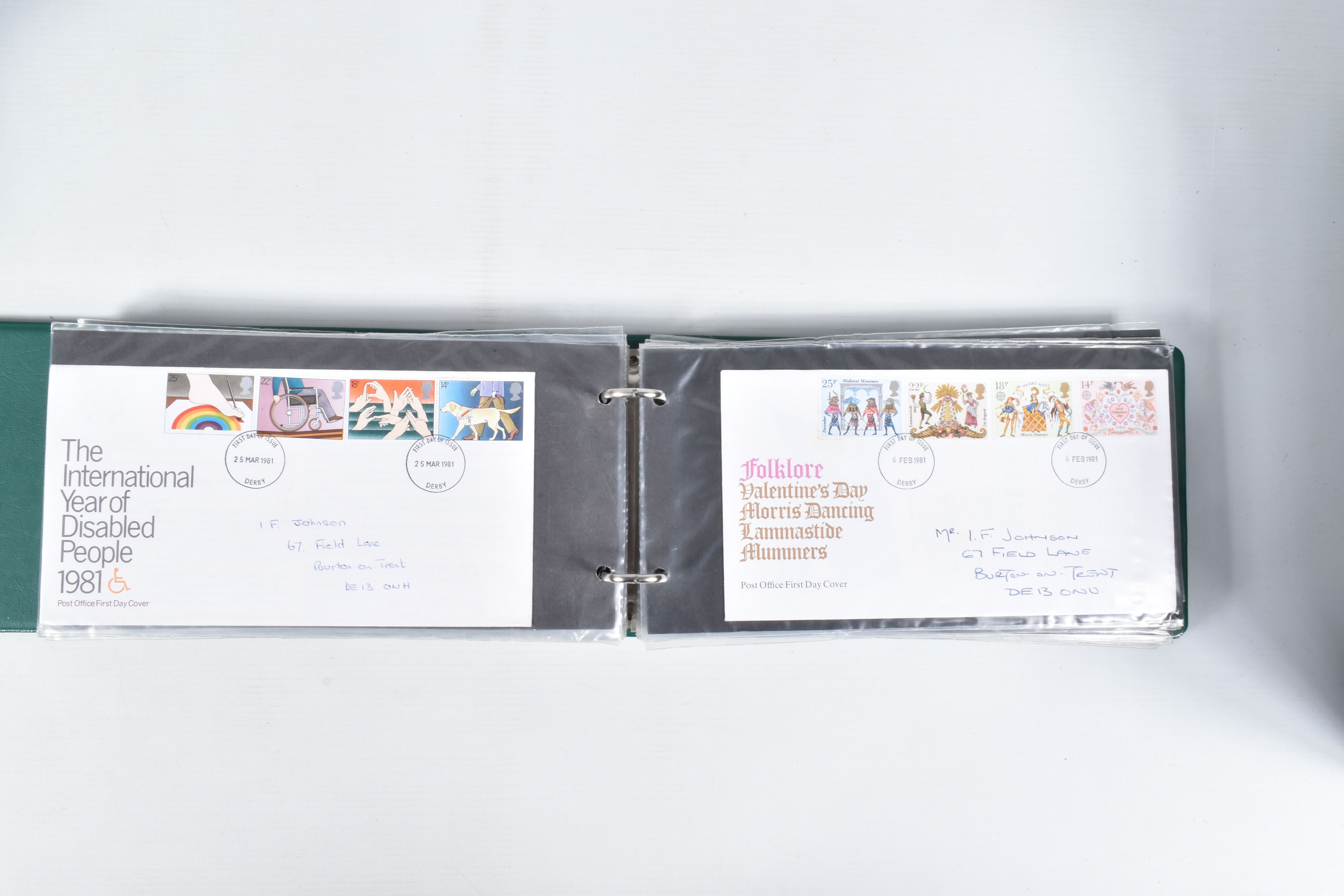 BOX OF STAMPS IN 8 ALBUMS.Mainly GB FDCs with the odd presentation pack, also worldwide general - Image 5 of 16