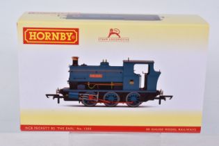 A BOXED OO GAUGE HORNBY MODEL RAILWAY STEAM LOCOOMOTIVE Class B2 Peckett 0-6-0ST no. 1203 'The Earl'