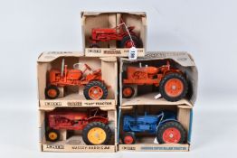 FIVE BOXED ERTL DIECAST TRACTOR MODELS, 1/16 scale, Case 'Vac' Tractor, No.632, Farmall Cub Tractor,