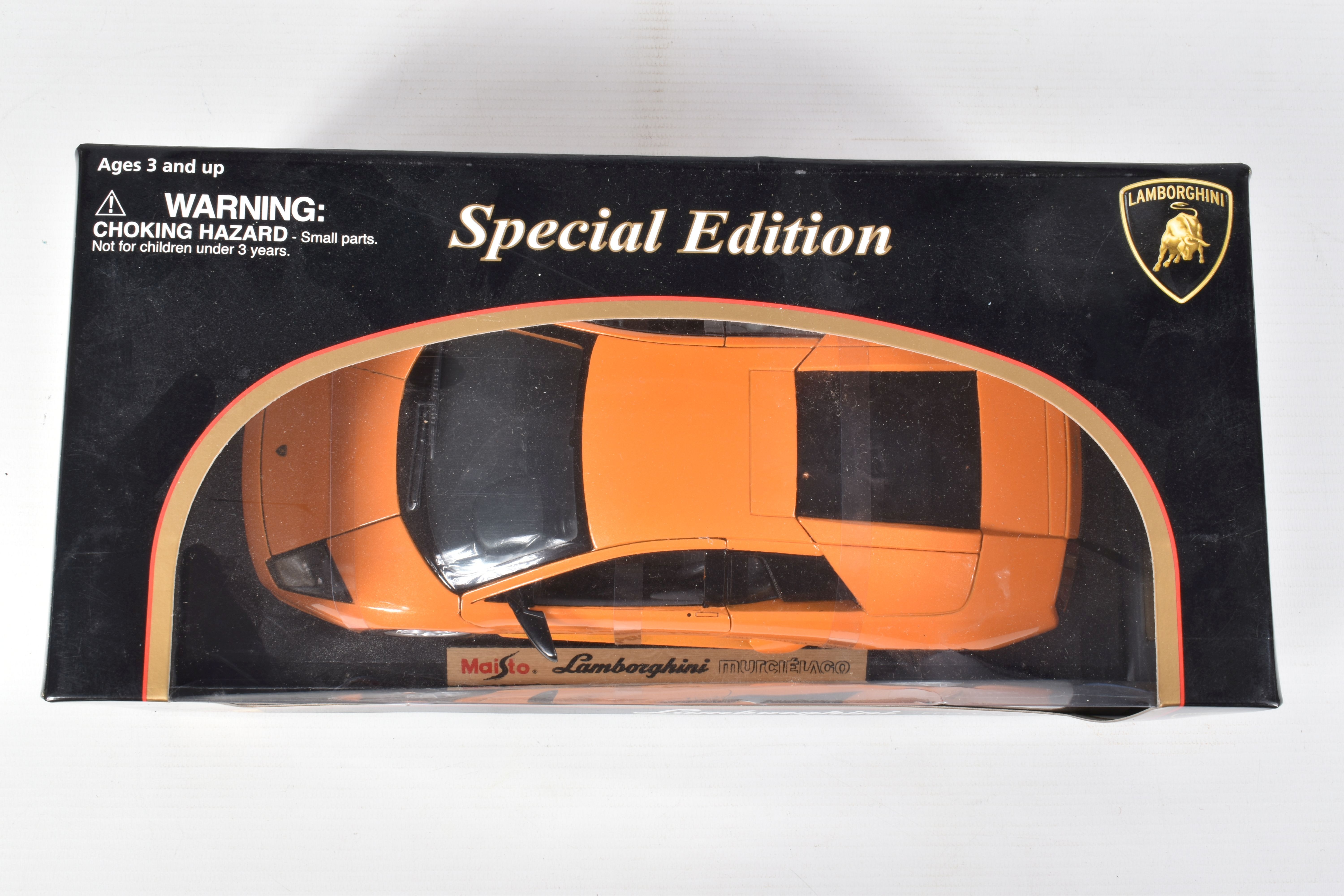 FIVE BOXED AND TWO LOOSE DIECAST MODEL VEHICLES, to include a Bburago Lamborghini Countach 1988 - Image 7 of 19