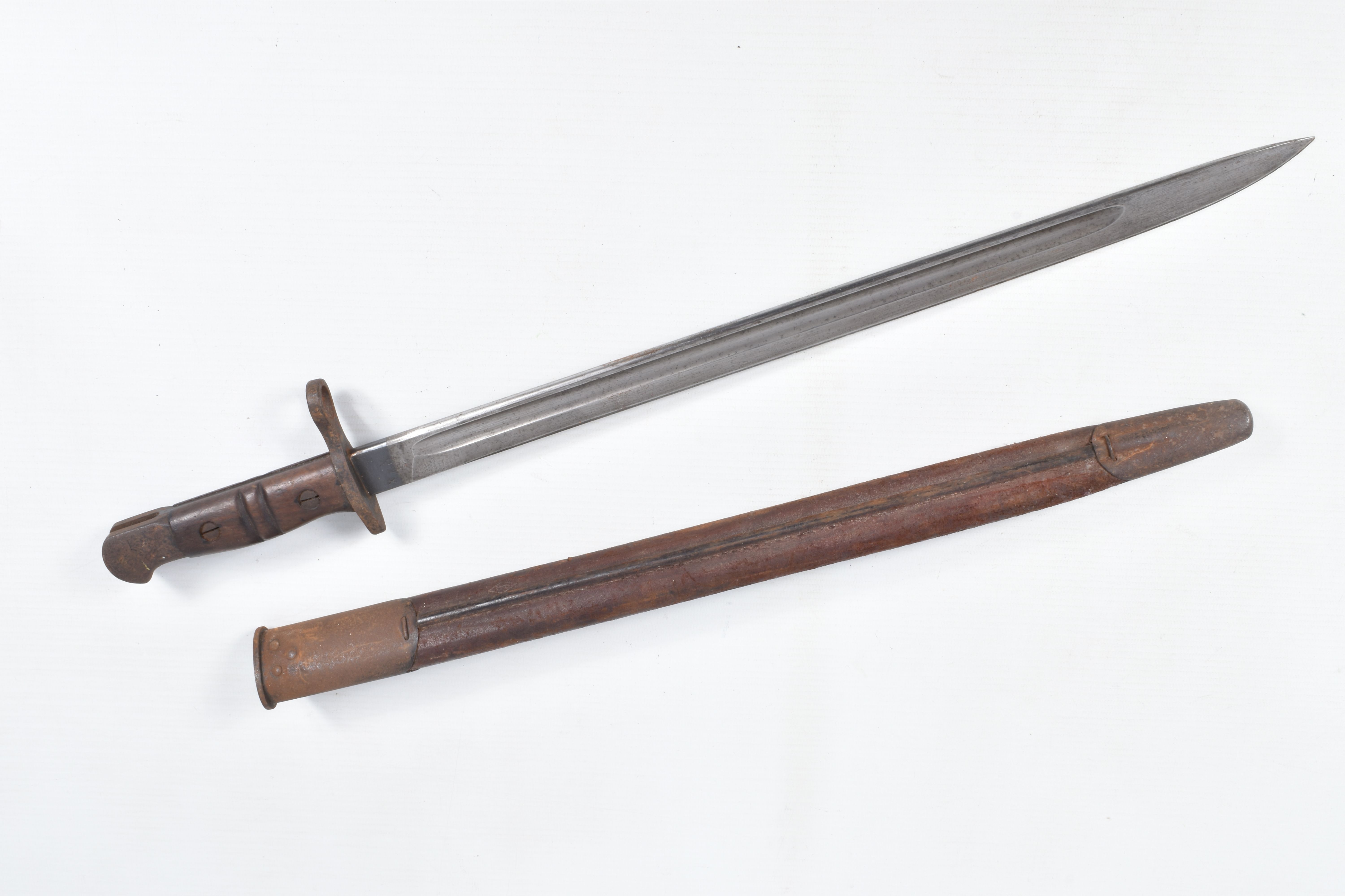 THREE BAYONETS AND A KUKRI STYLE KNIFE, these include a French Graf Bayonet, a 1907 Pattern - Image 41 of 92