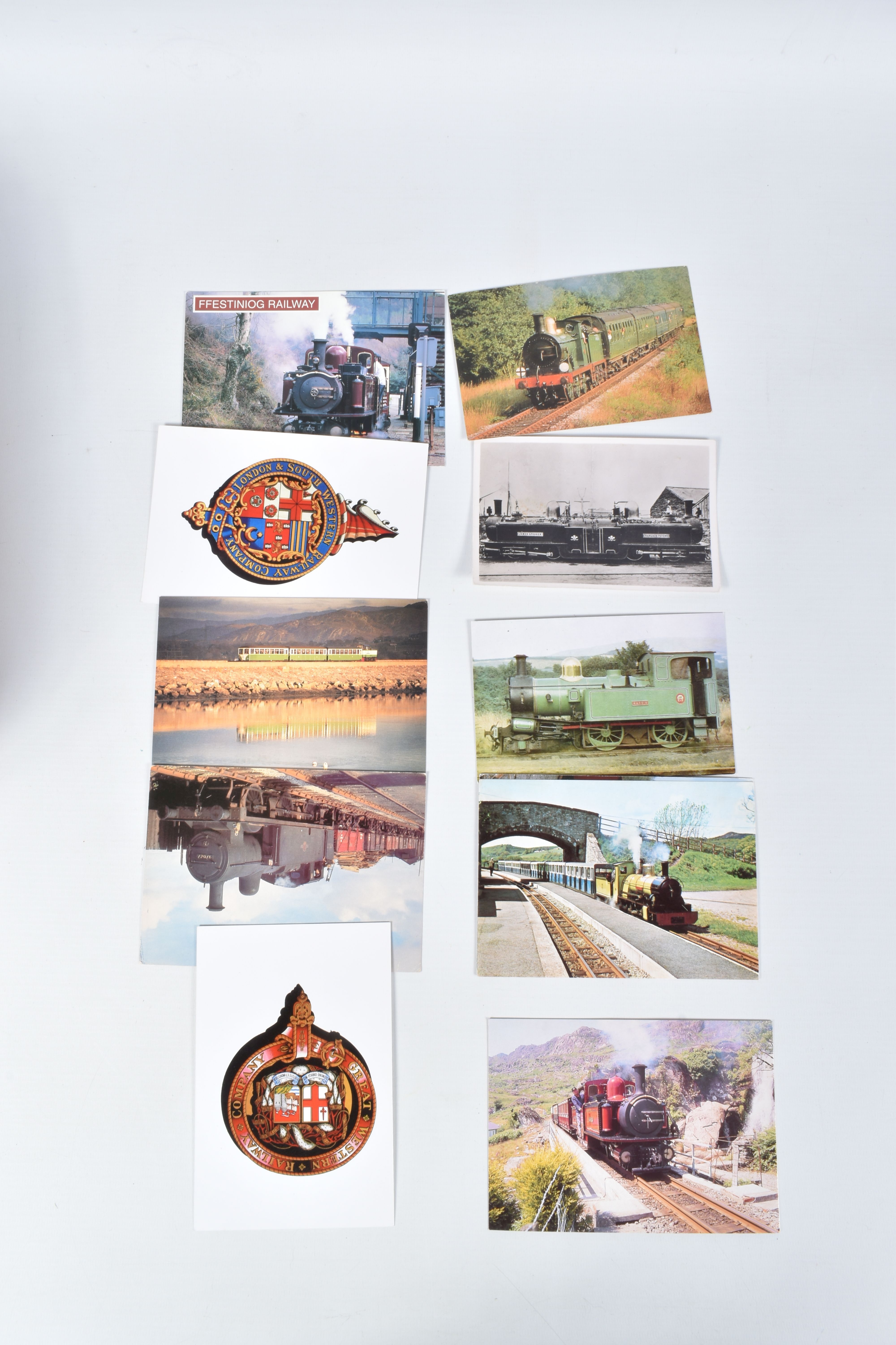 A LARGE COLLECTION OF POSTCARDS, APPROXIMATLEY 500, to includes postcards relating to trains, also - Image 2 of 10