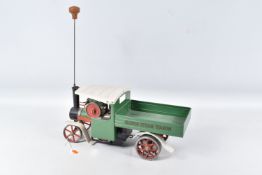 AN UNBOXED MAMOD LIVE STEAM WAGON, No.SW1, , playworn condition with minor paint loss, marking and