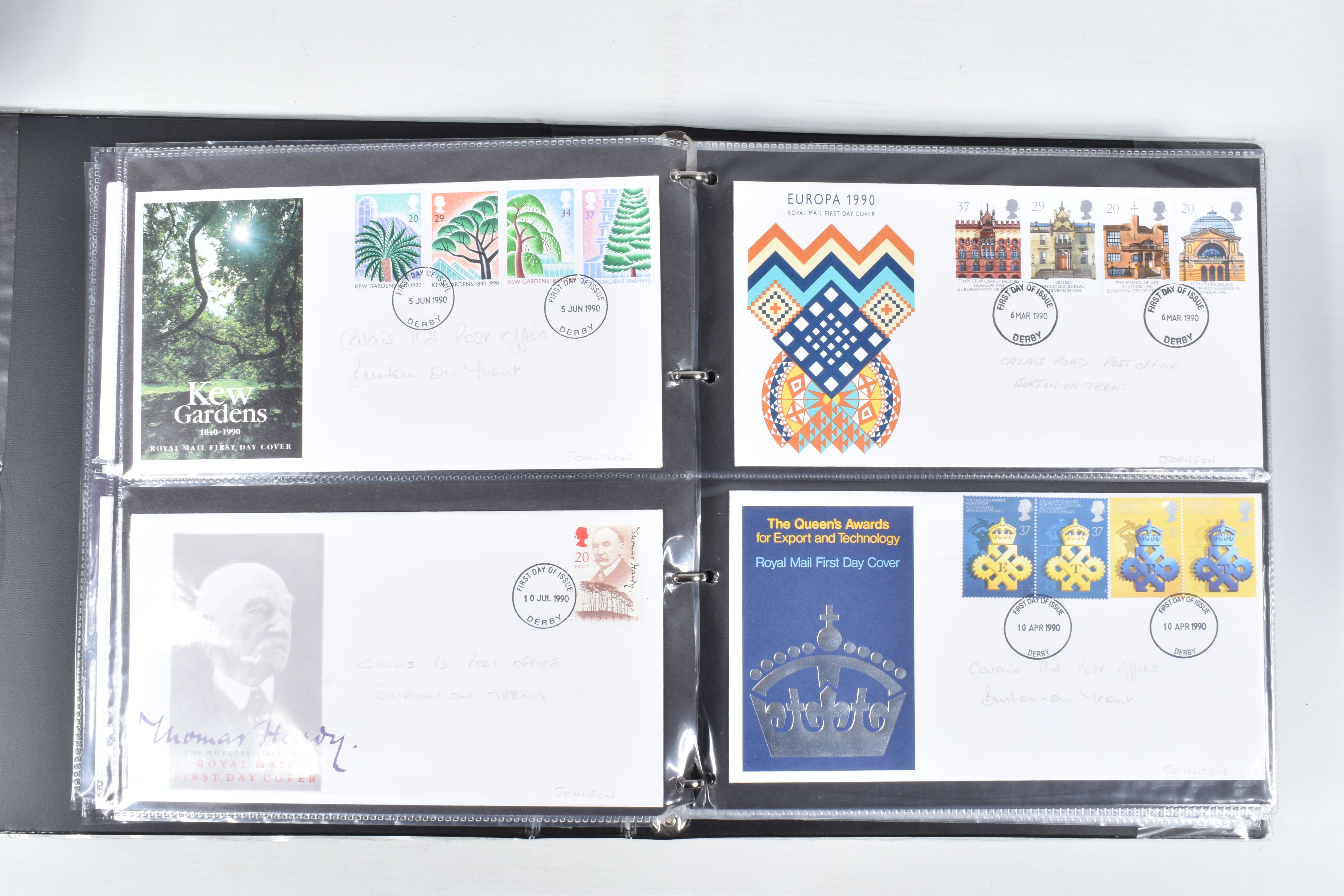 BOX OF STAMPS IN 8 ALBUMS.Mainly GB FDCs with the odd presentation pack, also worldwide general - Image 7 of 16