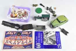 A QUANTITY OF ASSORTED TOYS, to include a quantity of 1950's 'Crazy Clown Circus' plastic figures,