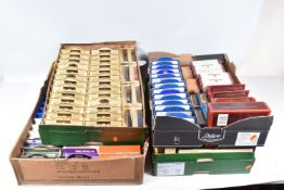 FOUR BOXES OF ASSORTED LLEDO, MATCHBOX AND OXFORD DIECAST MODEL VEHICLES, some of the Lledo models