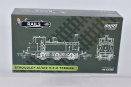 A BOXED OO GAUGE DAPOL MODEL RAILWAY Terrier A1 LBSC Stroudley Improved Engine Grn Brighton Gold,