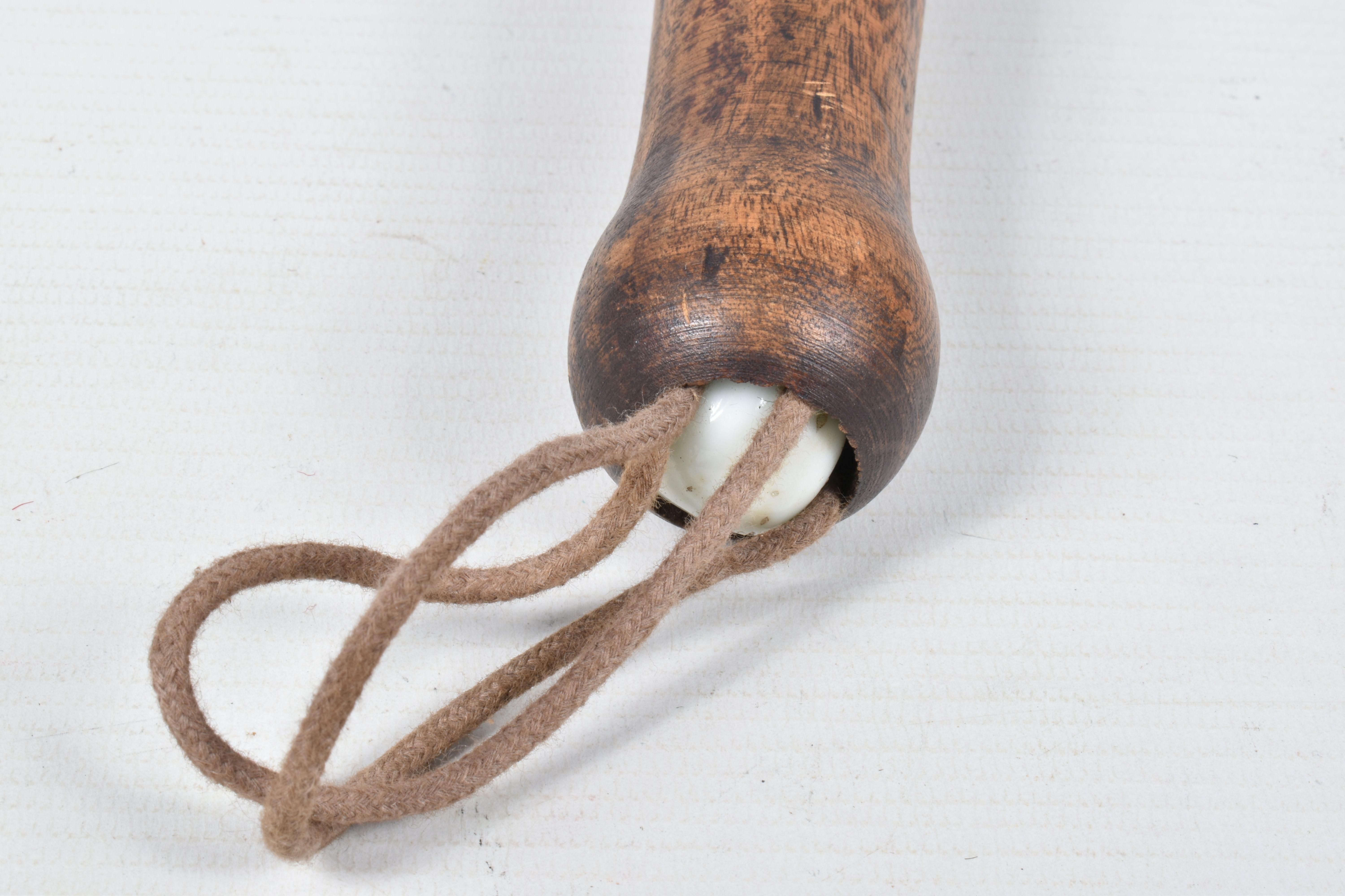 THREE INERT GERMAN STYLE STICK GRENADES, all three have wooden handles, the first has the words - Image 14 of 20