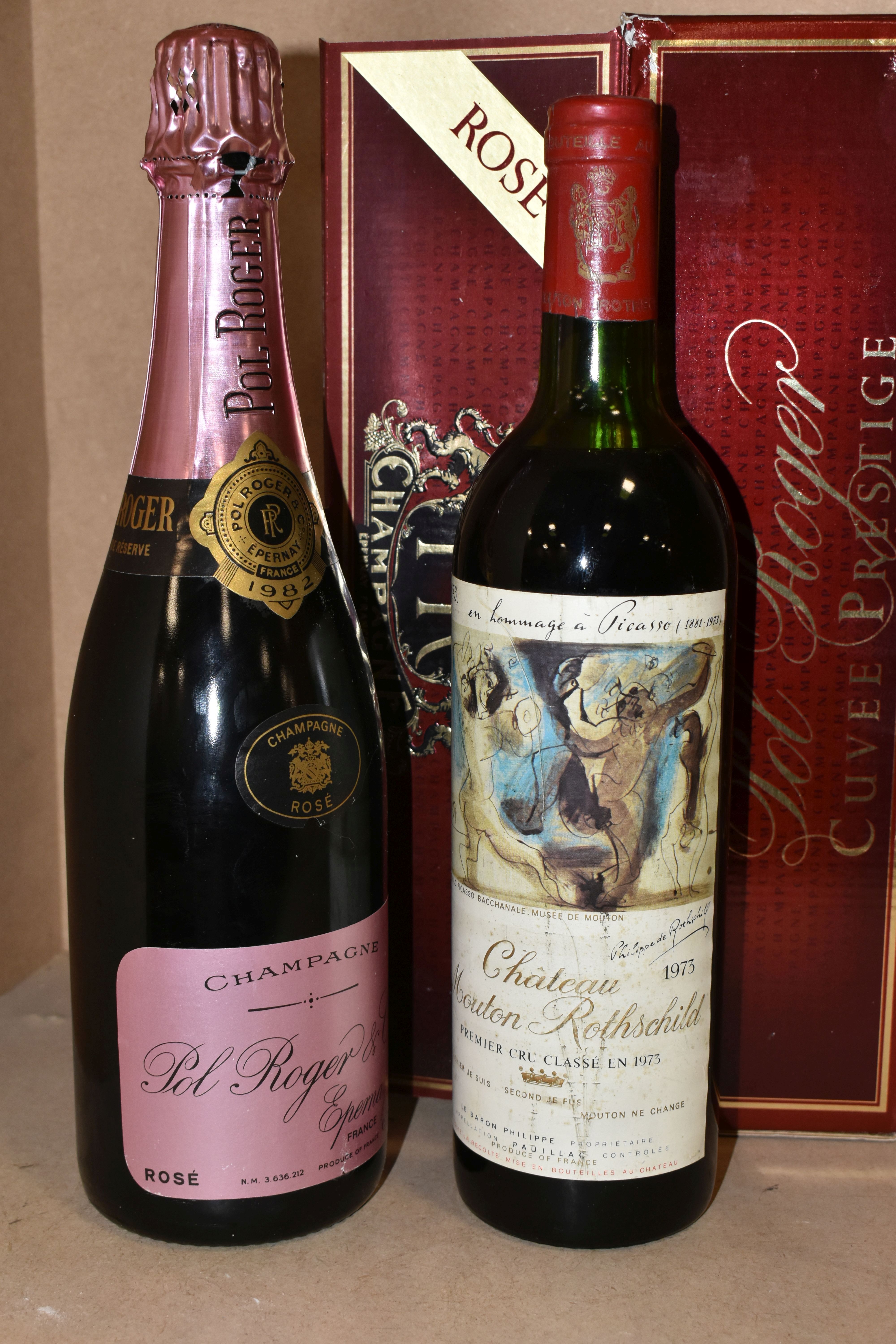 TWO BOTTLES OF Outstanding Wine comprising one bottle of CHATEAU MOUTON ROTHSCHILD PAUILLAC - Image 4 of 4