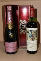 TWO BOTTLES OF Outstanding Wine comprising one bottle of CHATEAU MOUTON ROTHSCHILD PAUILLAC