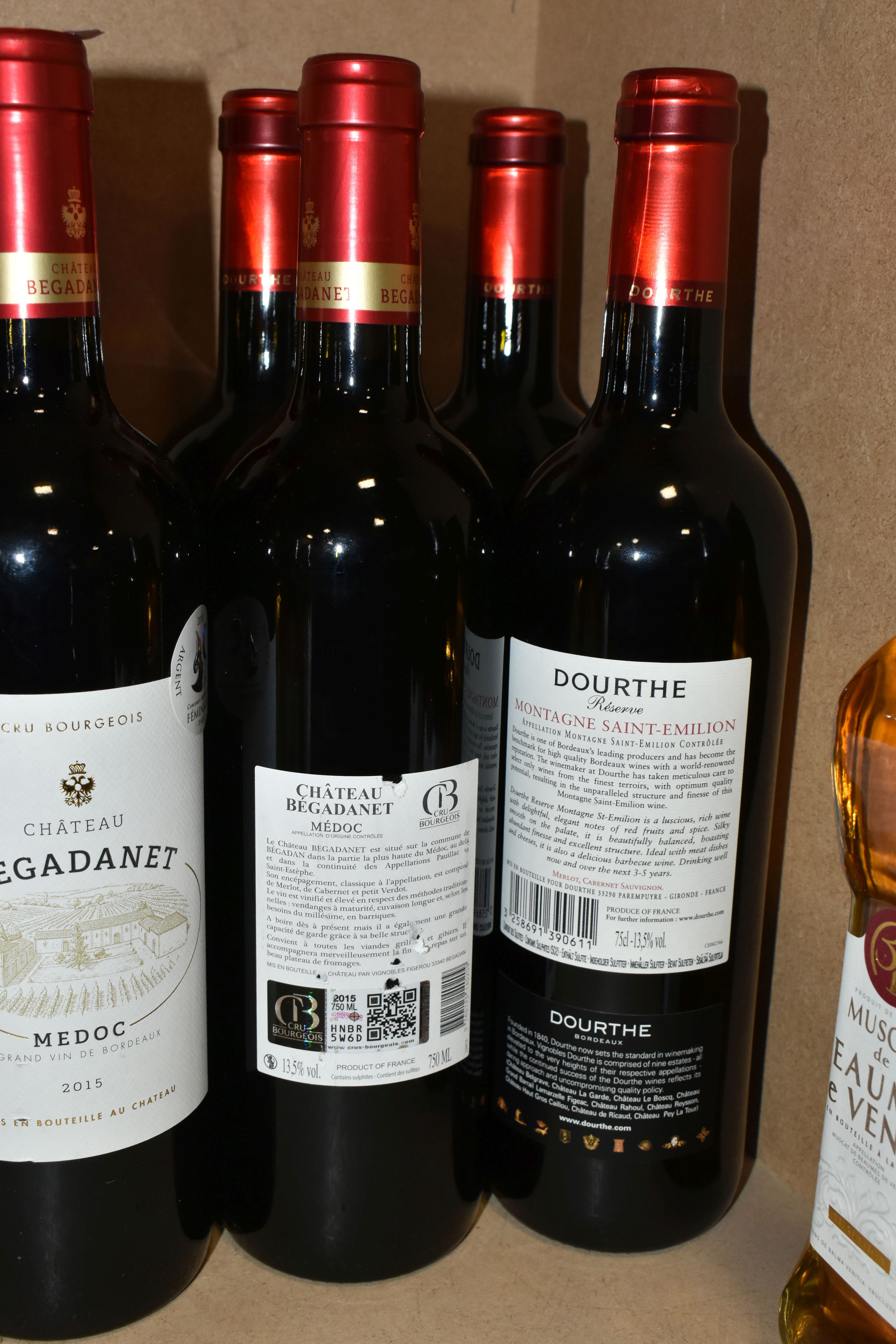 WINE, Fourteen Bottles of French red and white wines comprising six bottles of DOURTHE RESERVE - Image 4 of 4