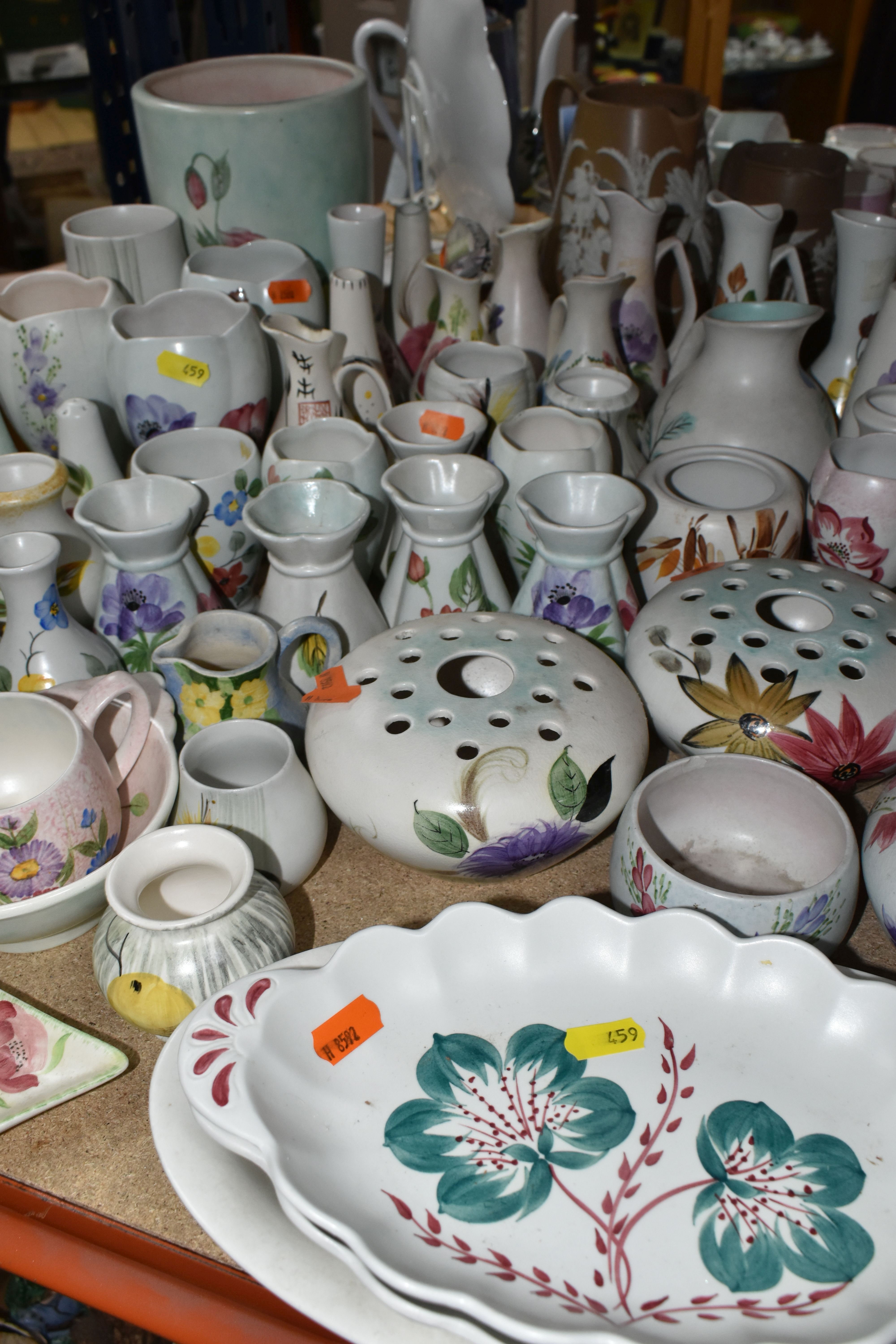 A LARGE QUANTITY OF RADFORD WARE, comprising butter dishes, salt and pepper shakers, bud vases, - Image 3 of 5