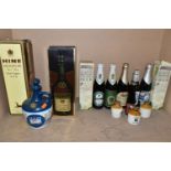 ALCOHOL, a collection of assorted alcohol comprising one bottle of Hine 'Signature' *** Fine Cognac,