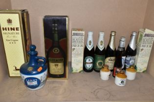 ALCOHOL, a collection of assorted alcohol comprising one bottle of Hine 'Signature' *** Fine Cognac,