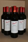 WINE, Eight Bottles of PENFOLDS BIN 2 SHIRAZ MOURVEDRE 2012 (Aus) 14.5% vol. 750ml, all seals