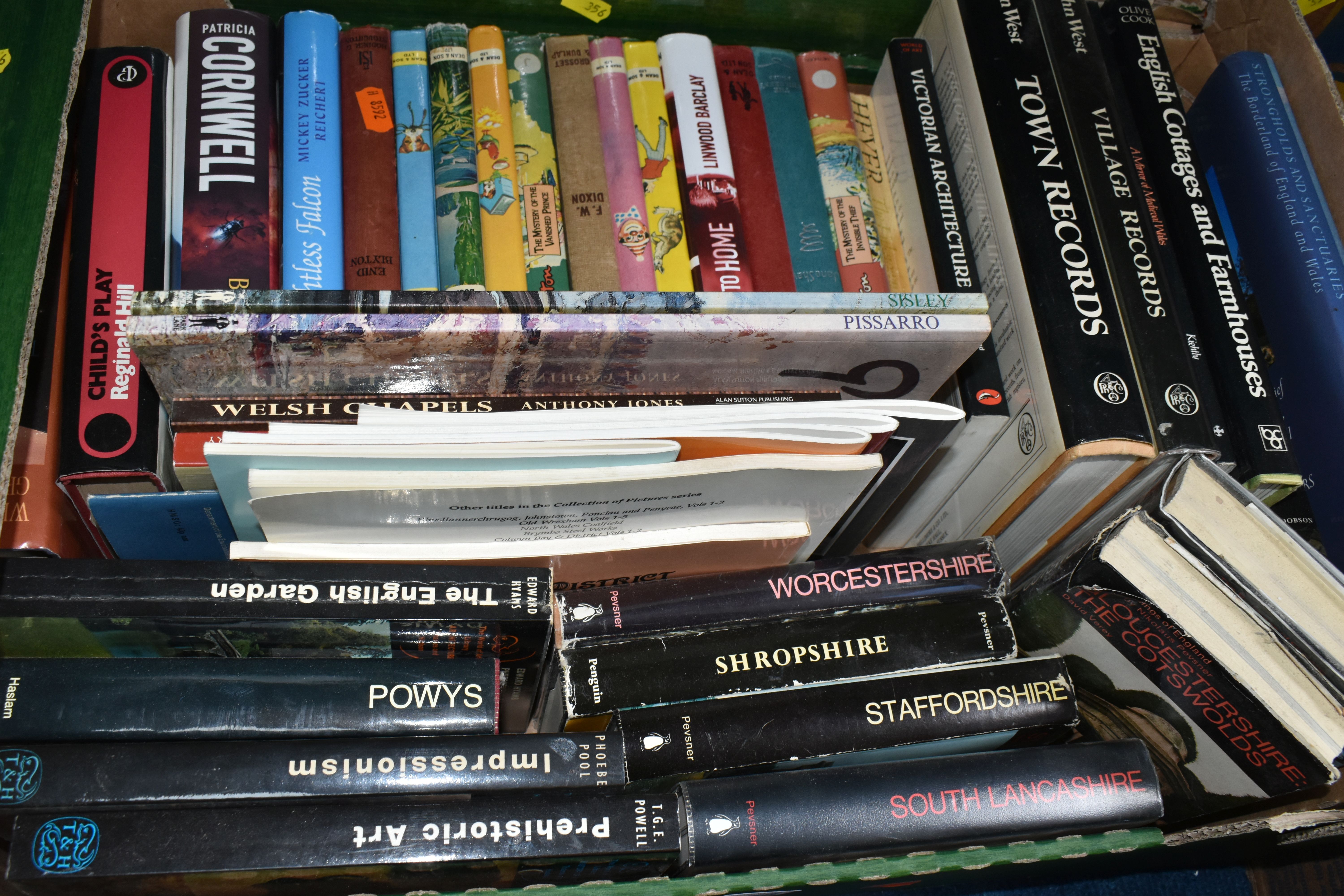 SIX BOXES OF BOOKS, approximately one hundred assorted books, to include paperbacks and hardback - Image 5 of 7