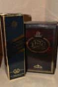 TWO BOTTLES OF excellent JOHNNIE WALKER WHISKY comprising one bottle of 'SWING SUPERIOR' Scotch