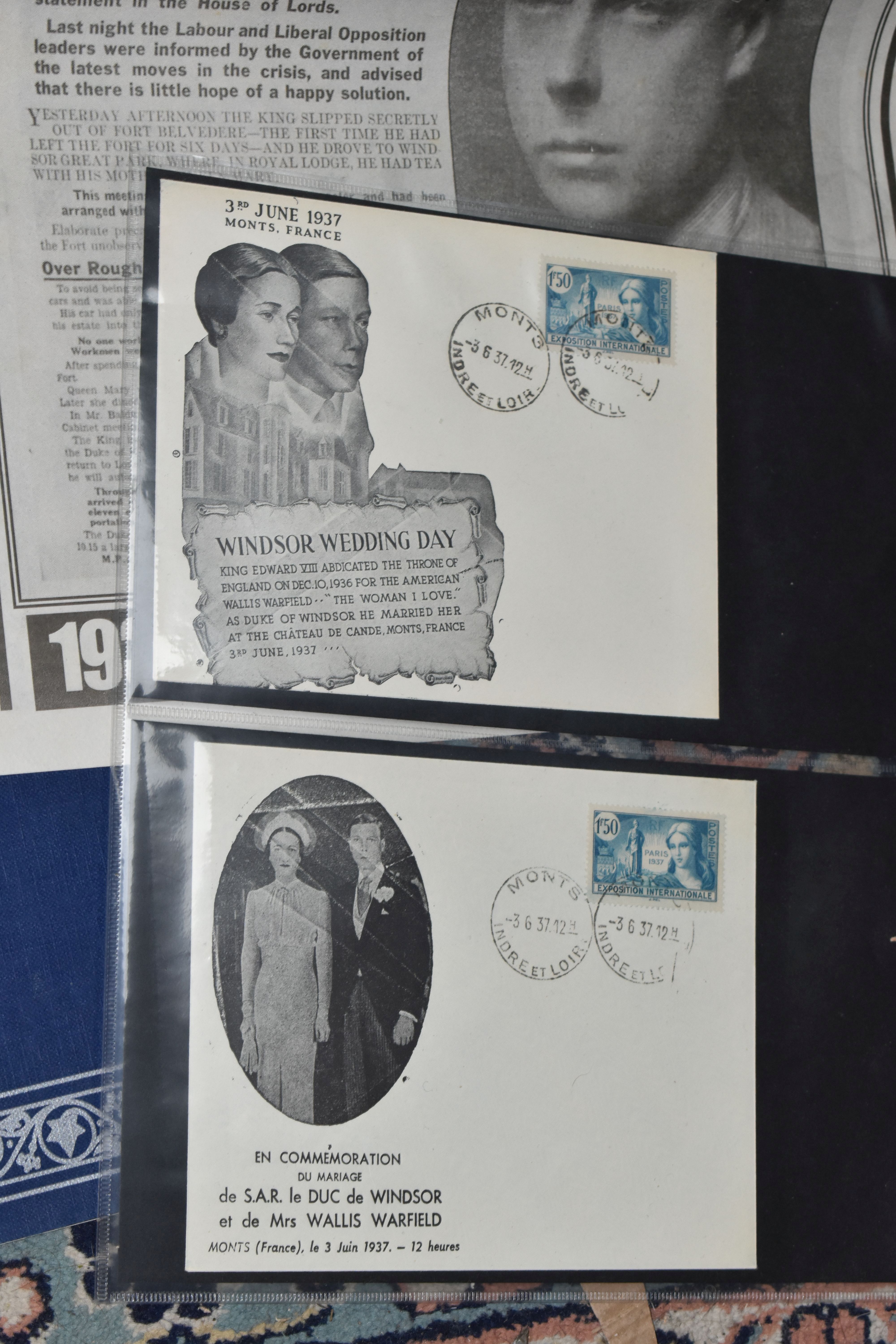 A BOX OF ROYALTY RELATED EPHEMERA, to include a programme from Buckingham Palace dated 'Friday - Image 3 of 6