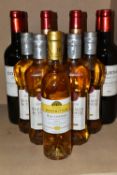 WINE, Fourteen Bottles of French red and white wines comprising six bottles of DOURTHE RESERVE