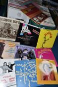 SIX BOXES OF LP RECORDS, together with a box of over one hundred single records, artists include The