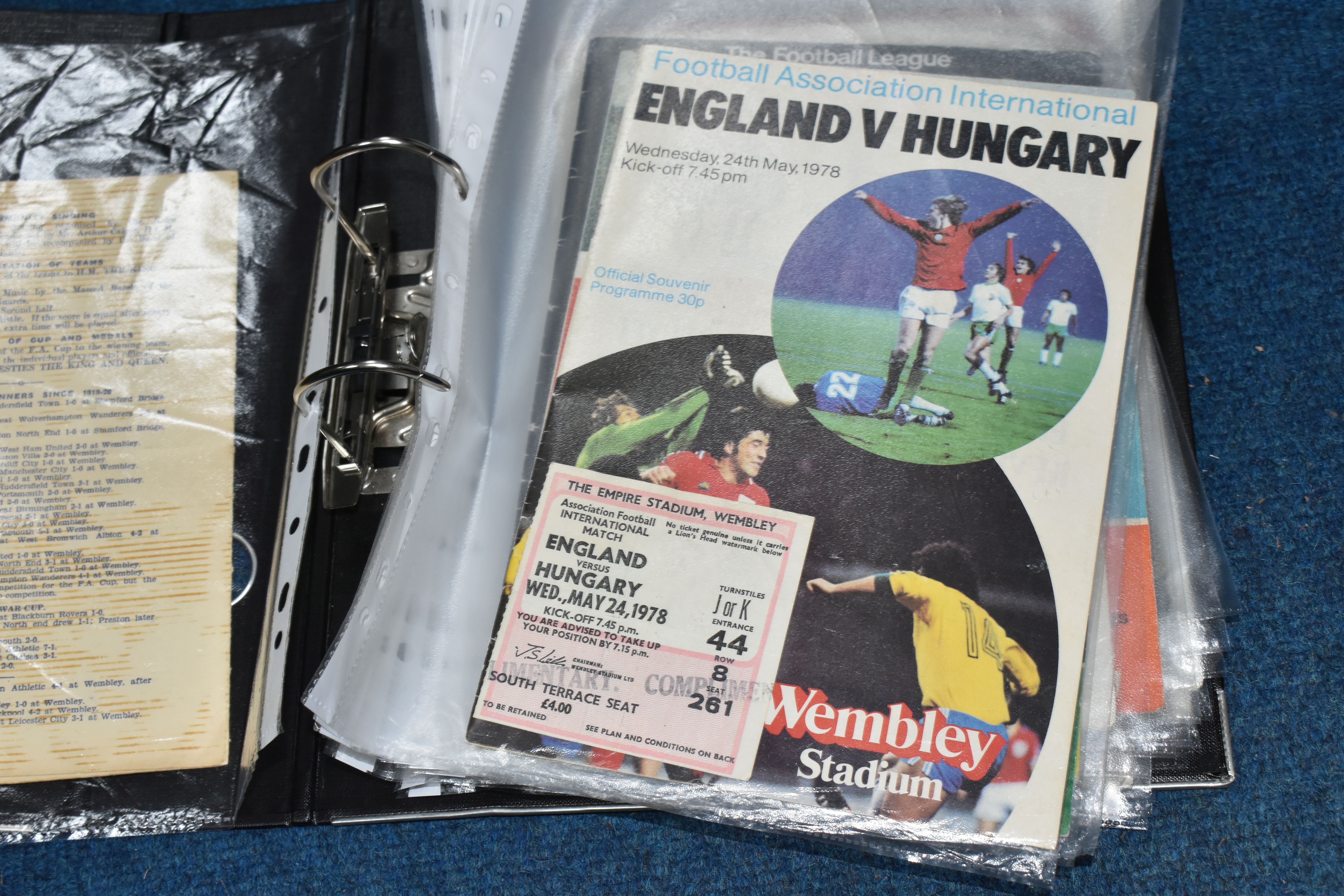 A COLLECTION OF MISCELLANEOUS FOOTBALL PROGRAMES to include a 1950 FA Cup Final Souvenir Programme - Image 2 of 12