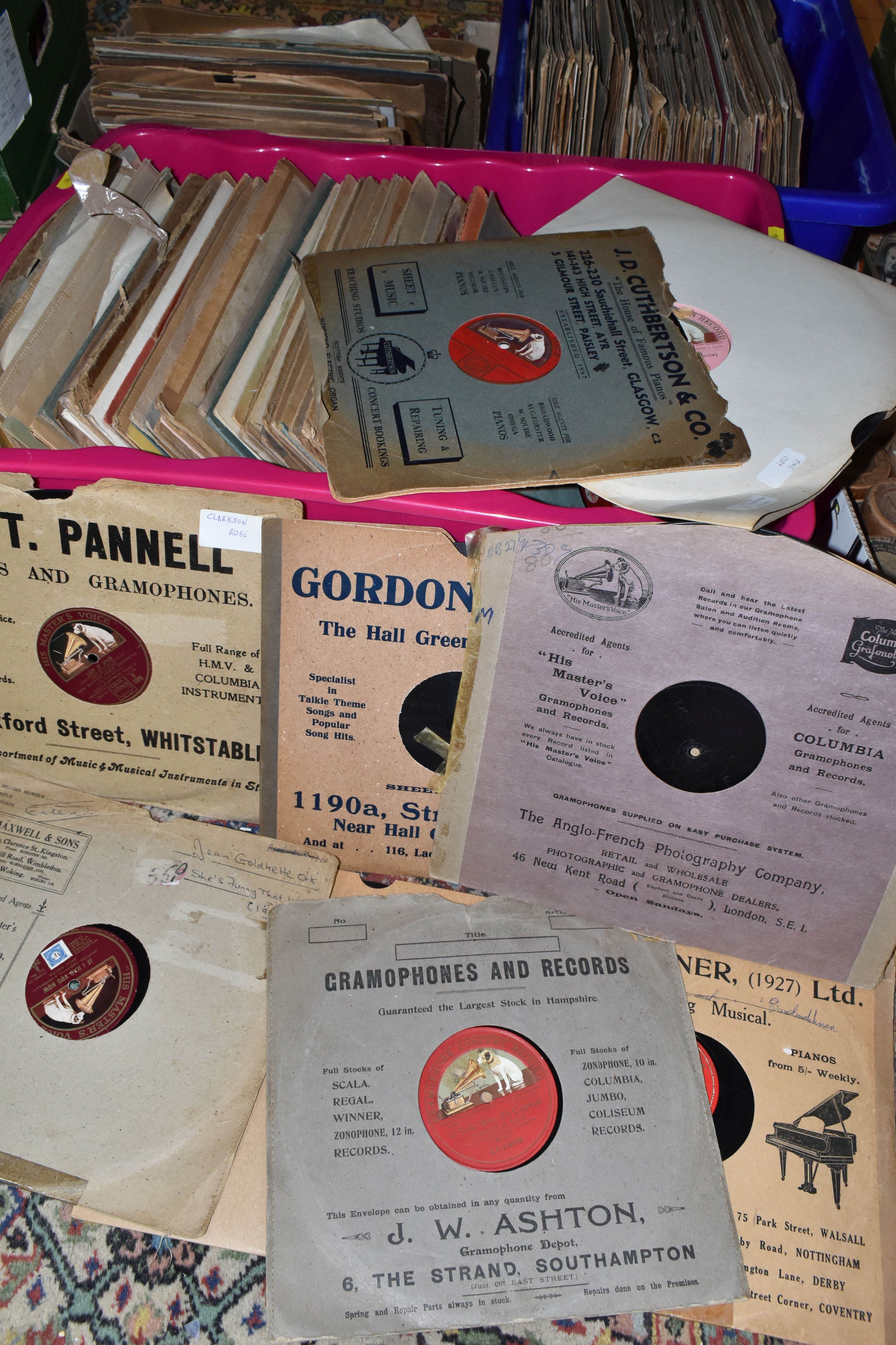 THREE BOXES OF 78 RPM RECORDS, to include music hall, ragtime, Jazz and orchestral etc - Image 5 of 5