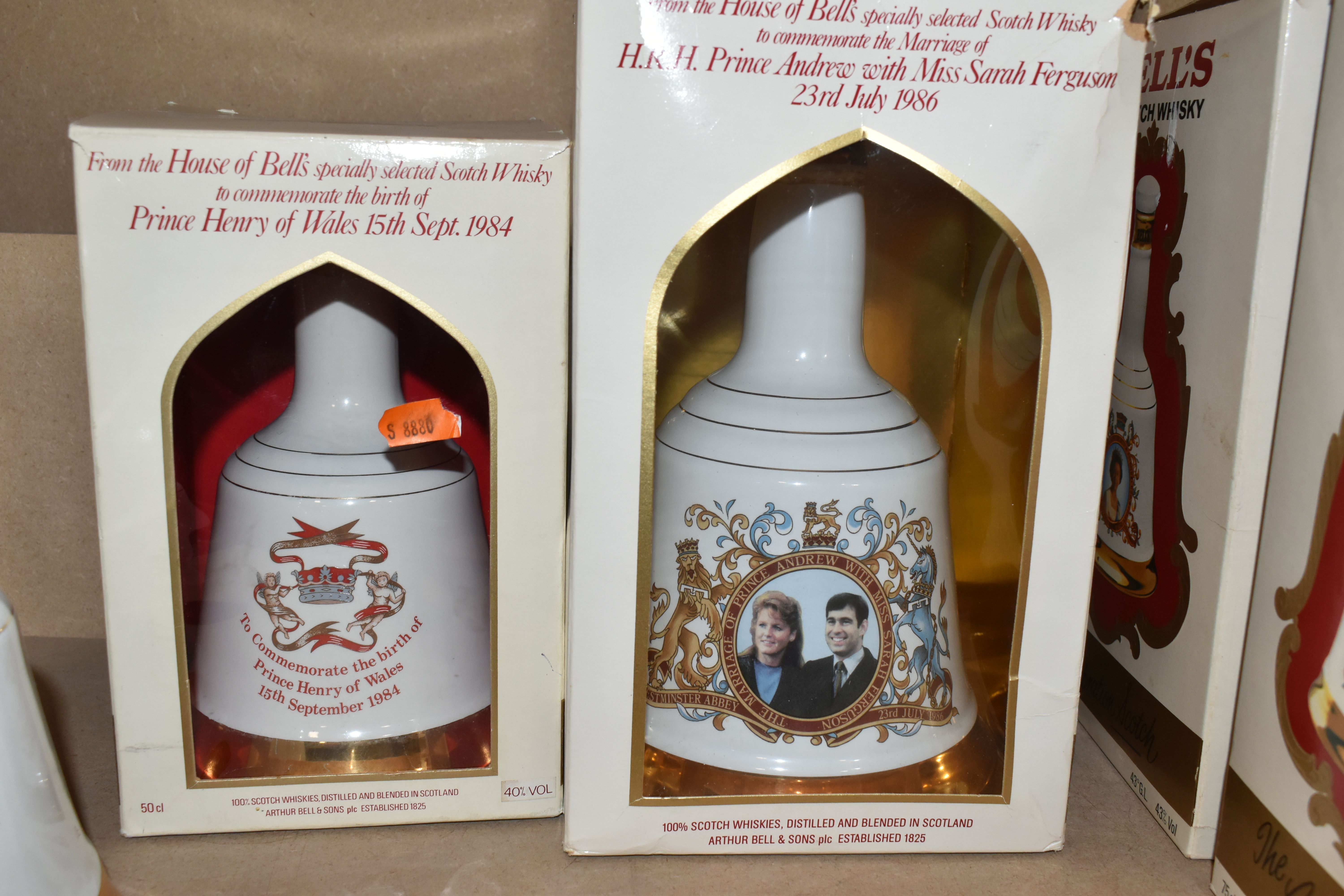 A COLLECTION OF SIXTEEN BELL'S WHISKY, COMMEMORATIVE WADE PORCELAIN DECANTERS, comprising The - Image 6 of 6