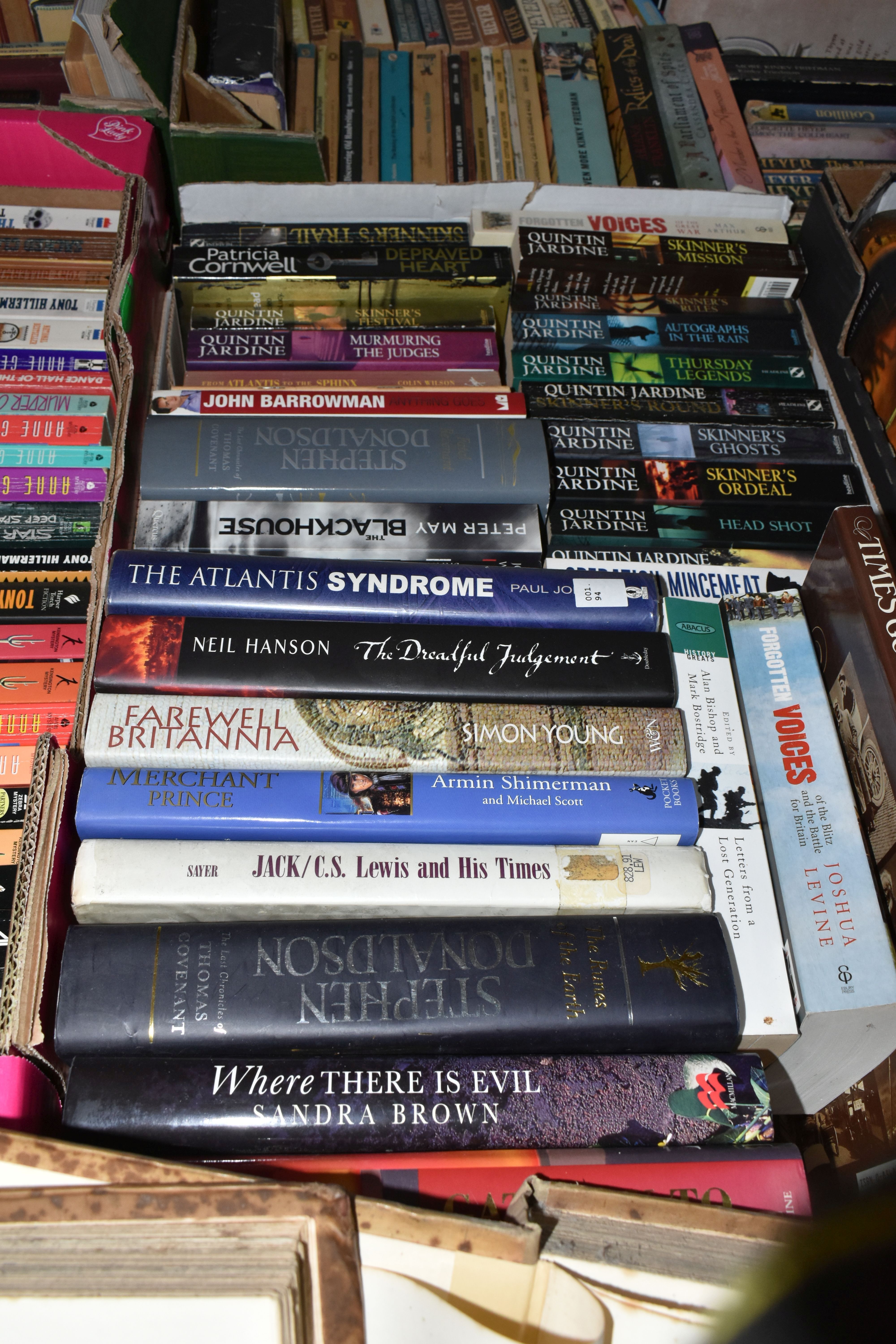 SIX BOXES OF BOOKS, over one hundred books to include, a Folio Society boxed set of Sherlock - Image 4 of 7