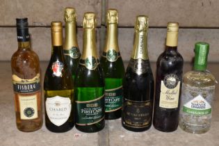 ALCOHOL, One Box of Assorted Alcohol comprising one bottle of DE VAUZELLE CHAMPAGNE, 12% vol.
