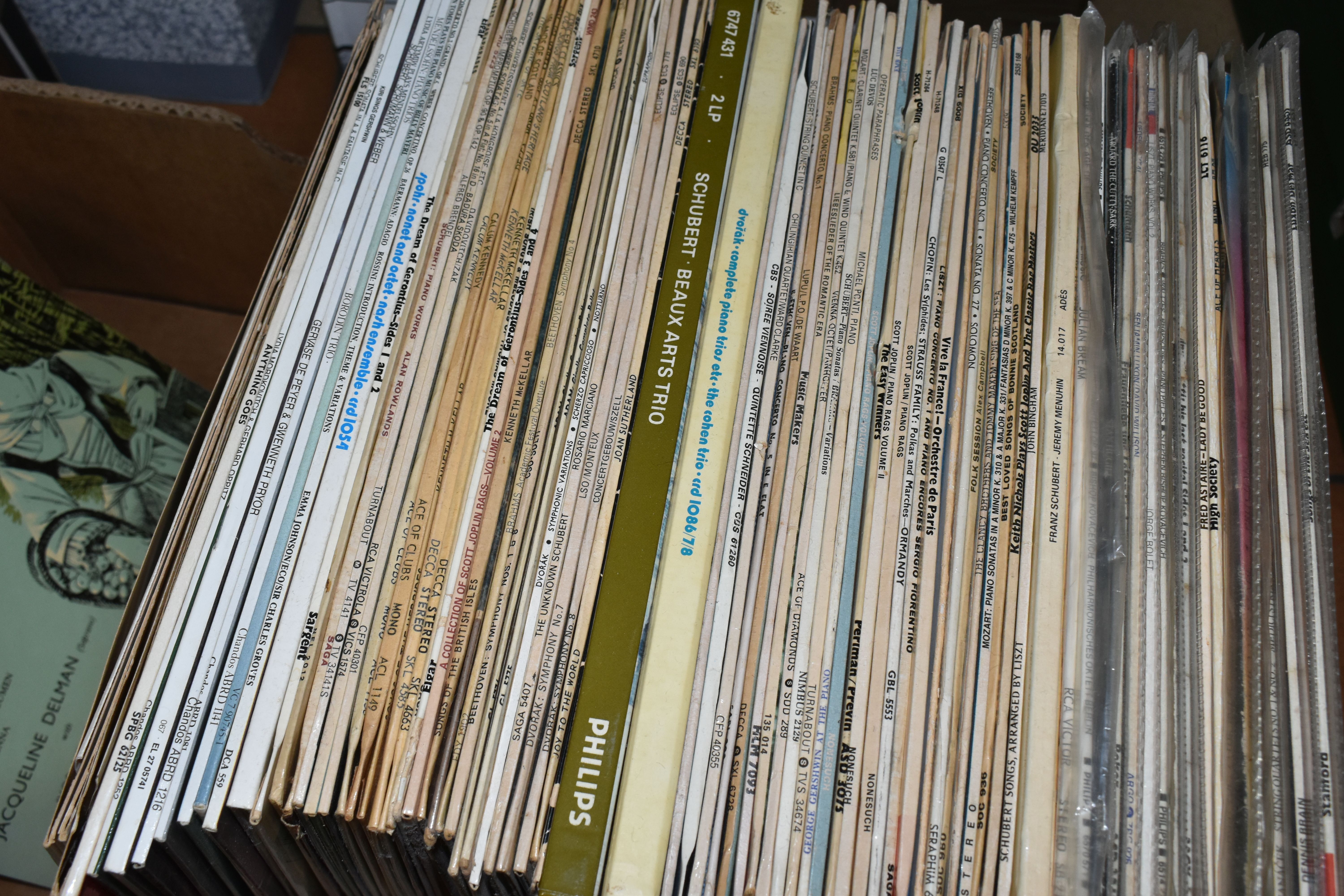 FOUR BOXES OF RECORDS, over two hundred LPs, mainly classical with some easy listening, composers to - Image 2 of 5