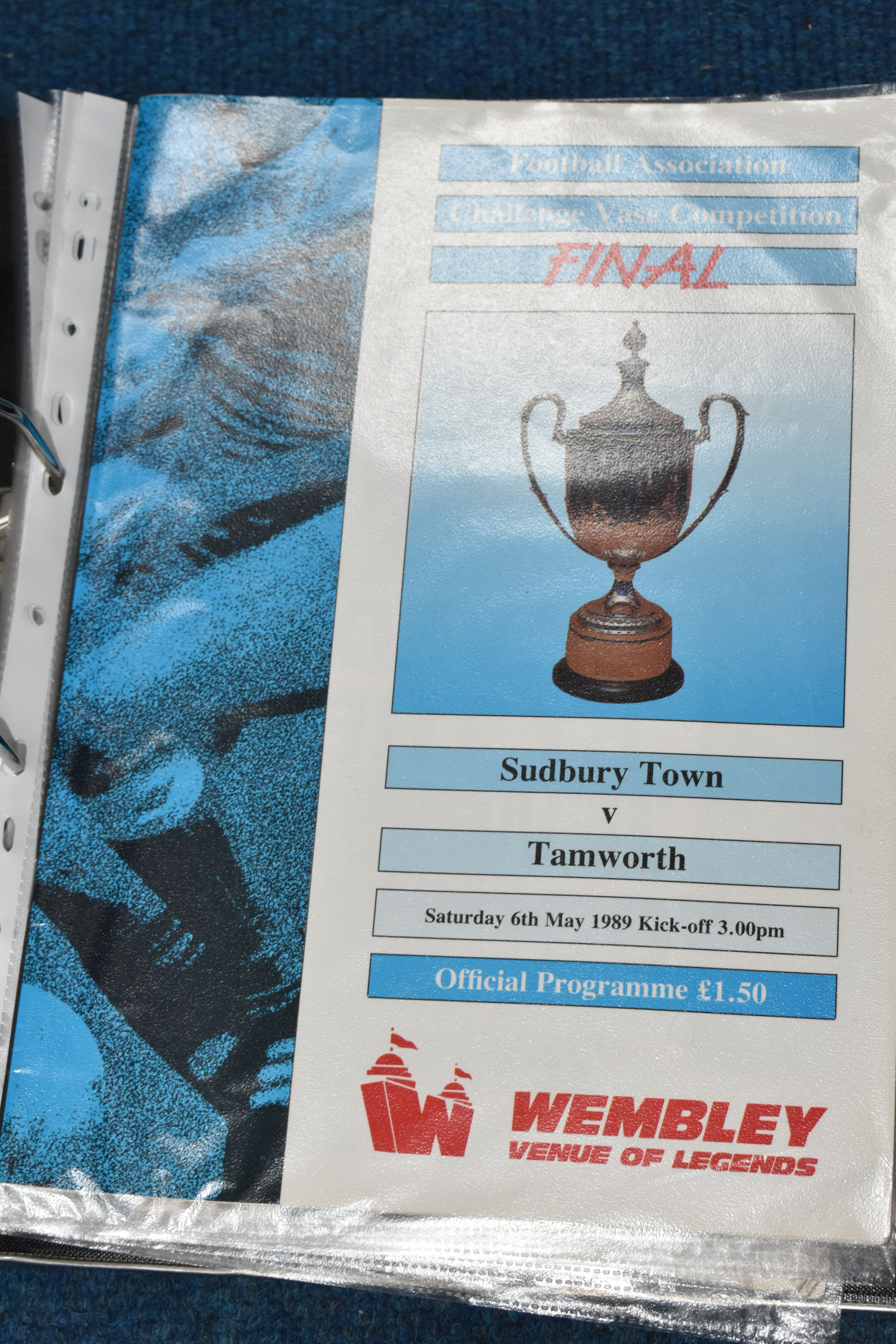 A COLLECTION OF MISCELLANEOUS FOOTBALL PROGRAMES to include a 1950 FA Cup Final Souvenir Programme - Image 10 of 12