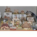 A COLECTION OF LILLIPUT LANE COTTAGES, five boxed houses comprising Circular Cottage and Oak Cottage