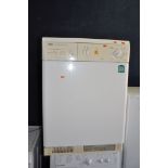 A ZANUSSI TCS683W CONDENSER DRYER width 60cm depth 60cm height 85cm (PAT pass and working but