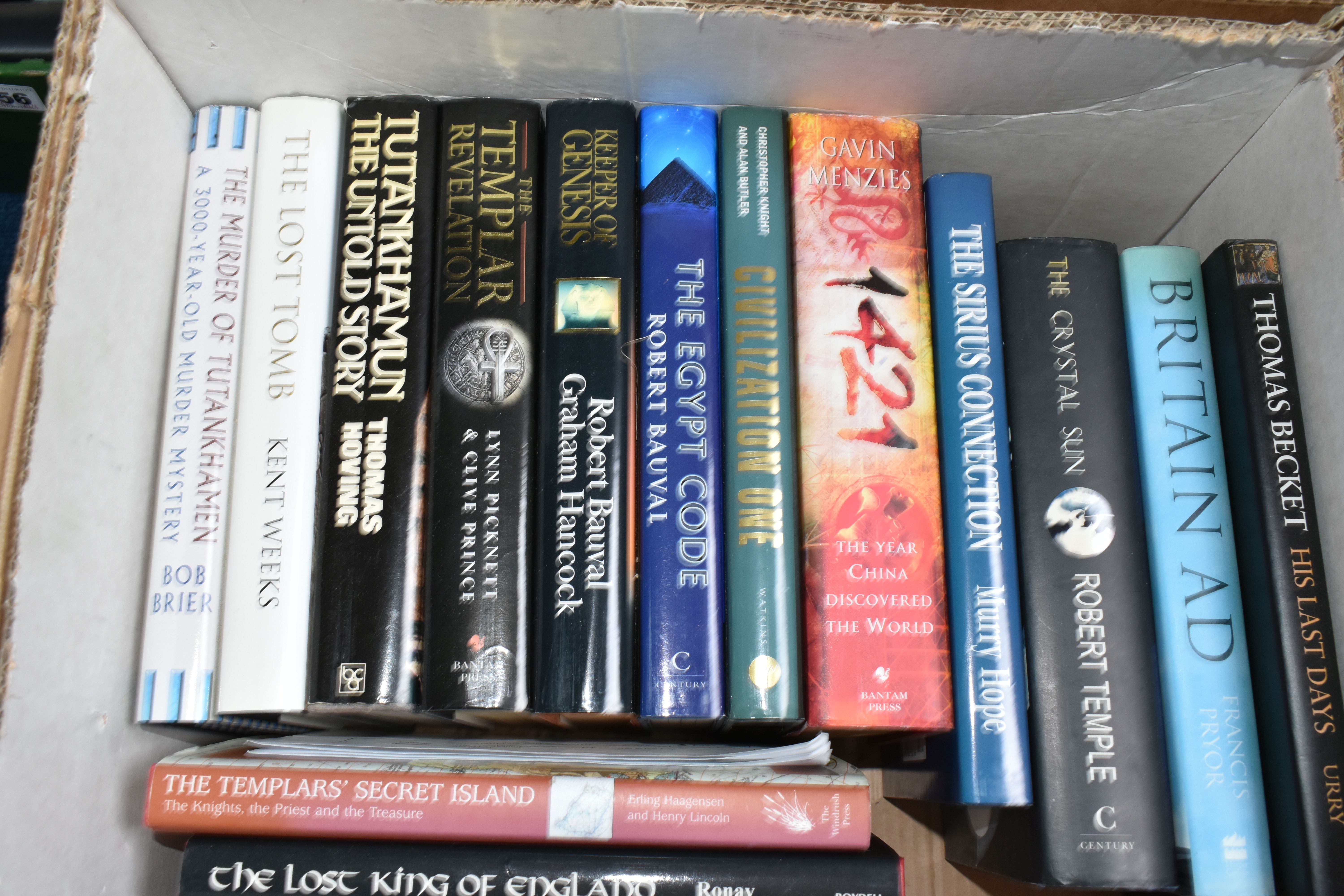SIX BOXES OF BOOKS, approximately one hundred assorted books, to include paperbacks and hardback - Image 3 of 7