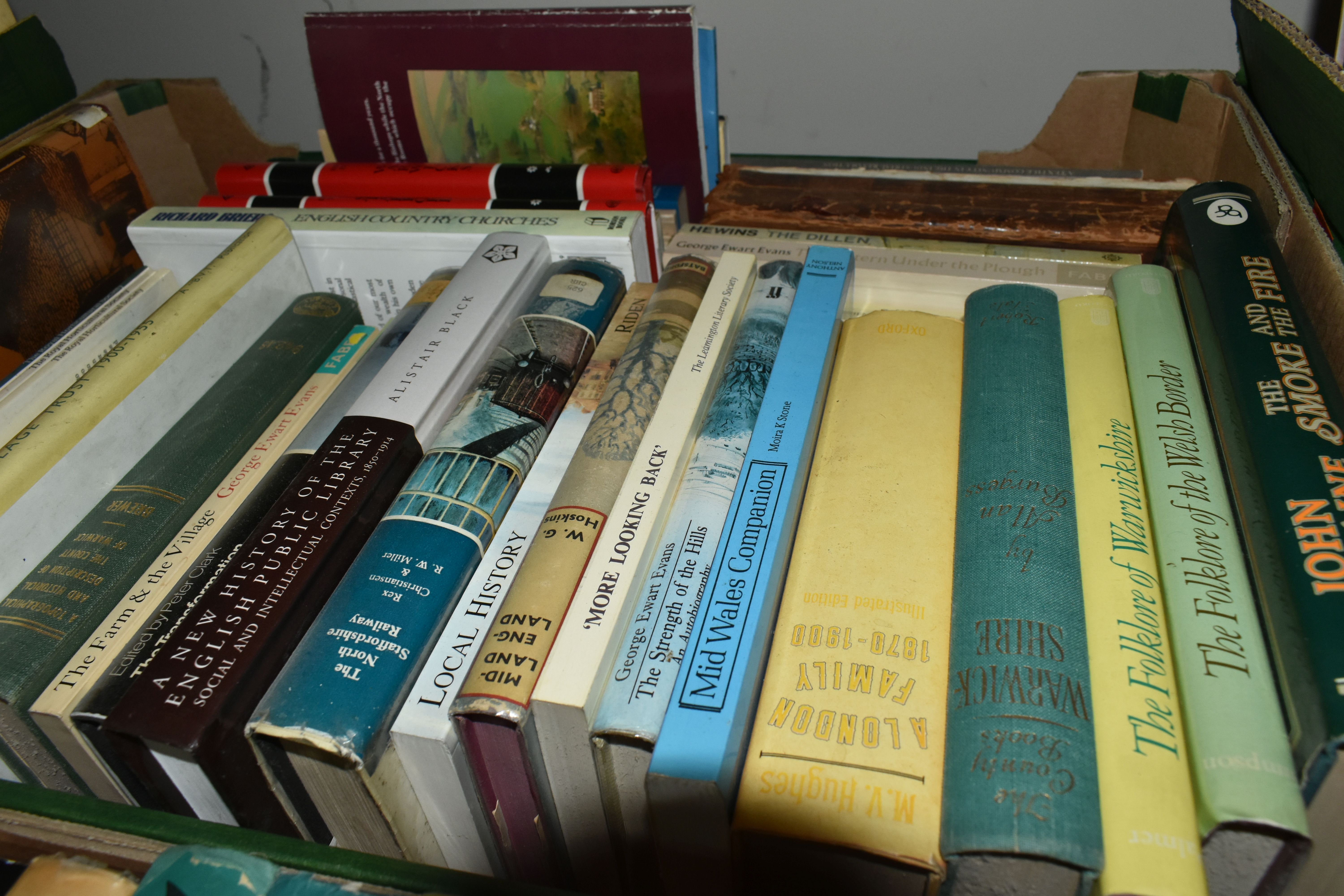 SIX BOXES OF BOOKS, approximately one hundred and twenty books, topics include local history, recipe - Image 6 of 7