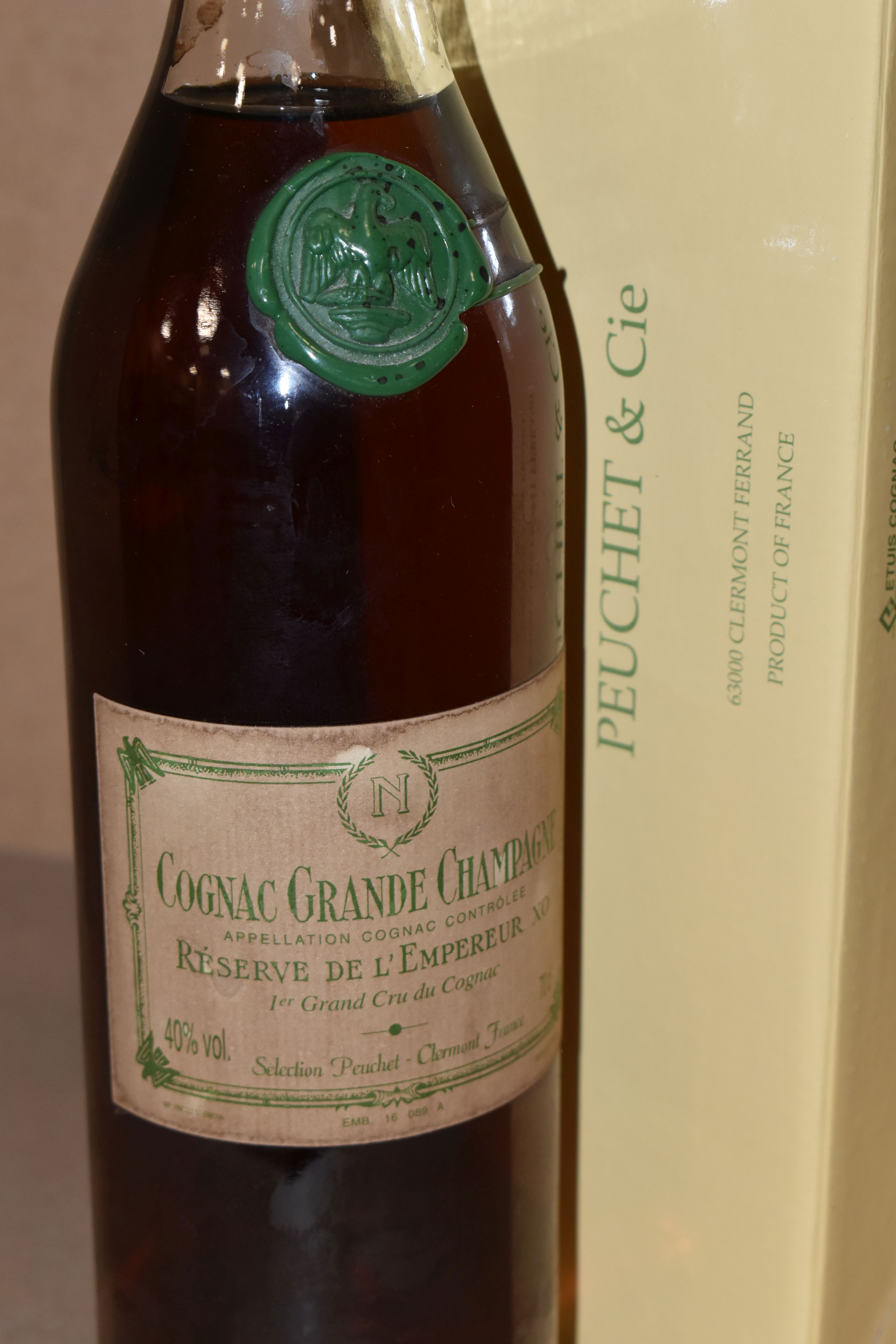 One Bottle of the Excellent COGNAC GRANDE CHAMPAGNE RESERVE DE L'EMPEREUR XO 1er Grand Cru du - Image 3 of 4