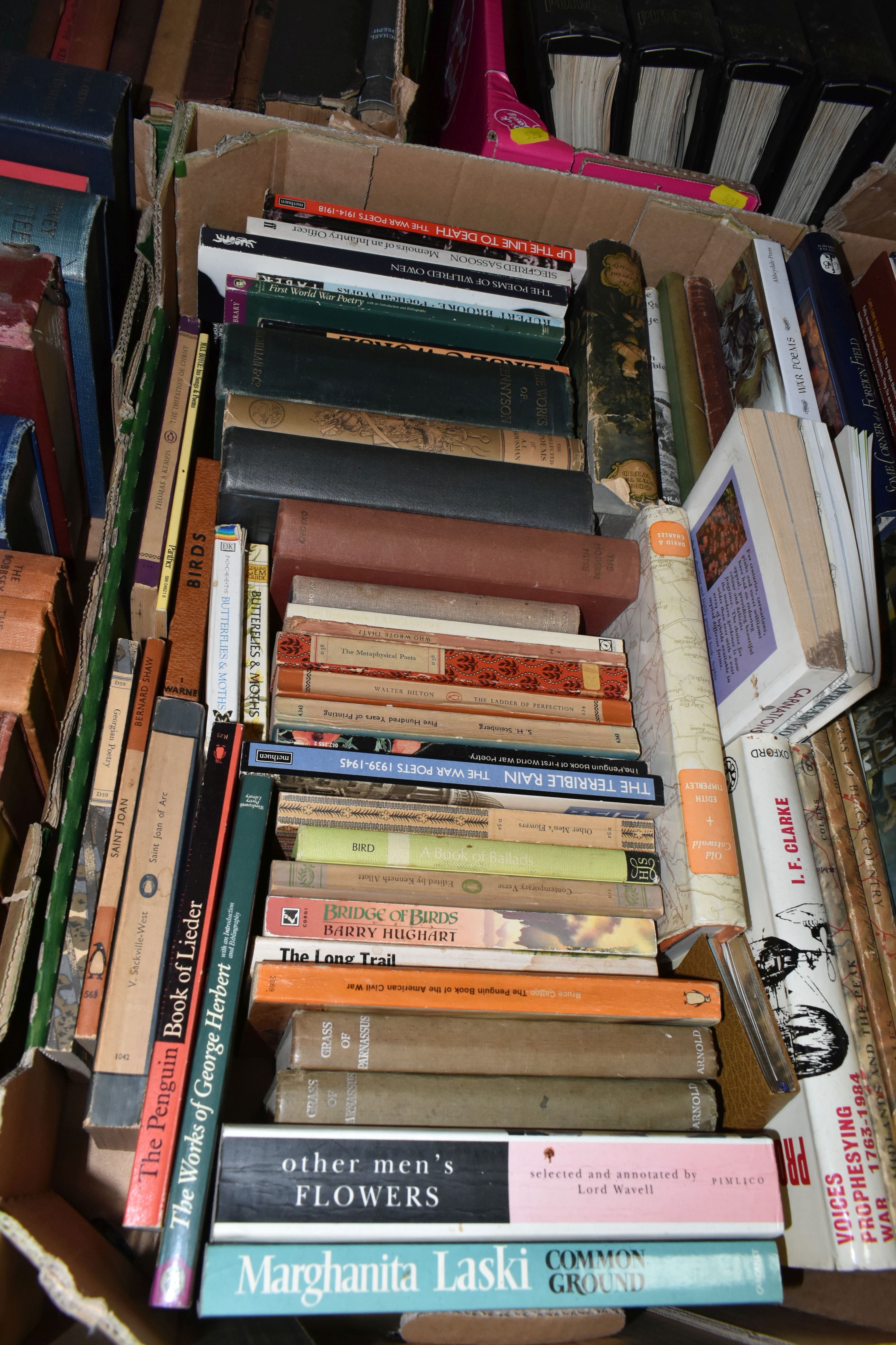 SIX BOXES OF BOOKS, approximately one hundred and fifty titles in hardback and paperback formats, - Image 3 of 7