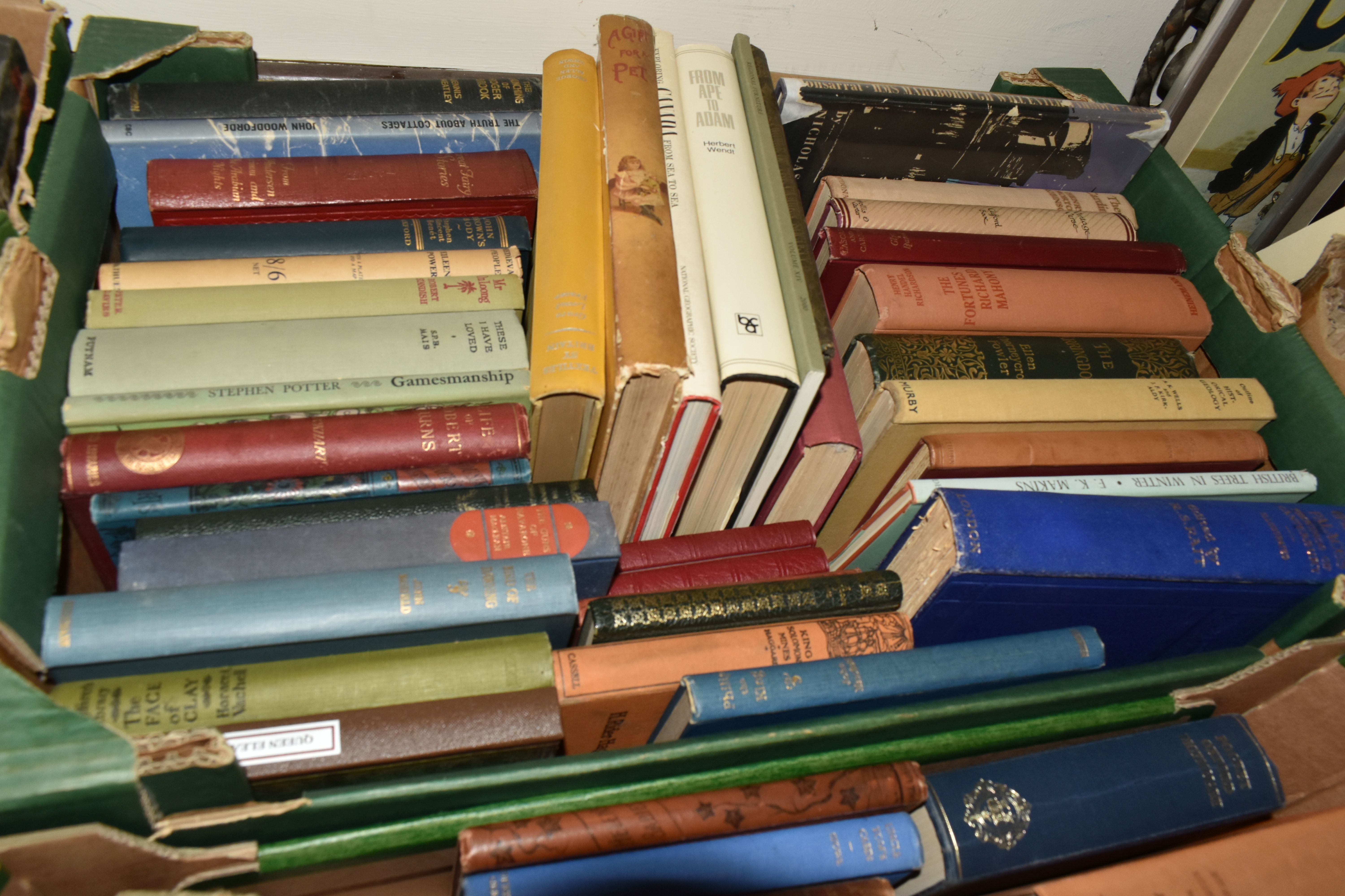 FOUR BOXES OF ANTIQUARIAN BOOKS, approximately eighty hardback books, titles include British Steam - Image 5 of 5