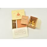 CIGARS, Thirteen Cigars in two, part boxes comprising 10 Davidoff Chateau Latour Cuban Cigars, 42