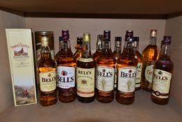 FOURTEEN BOTTTLE OF WHISKY comprising six bottles of BELL'S Scotch Whisky, 40% vol. 2 x 70cl, 4 x