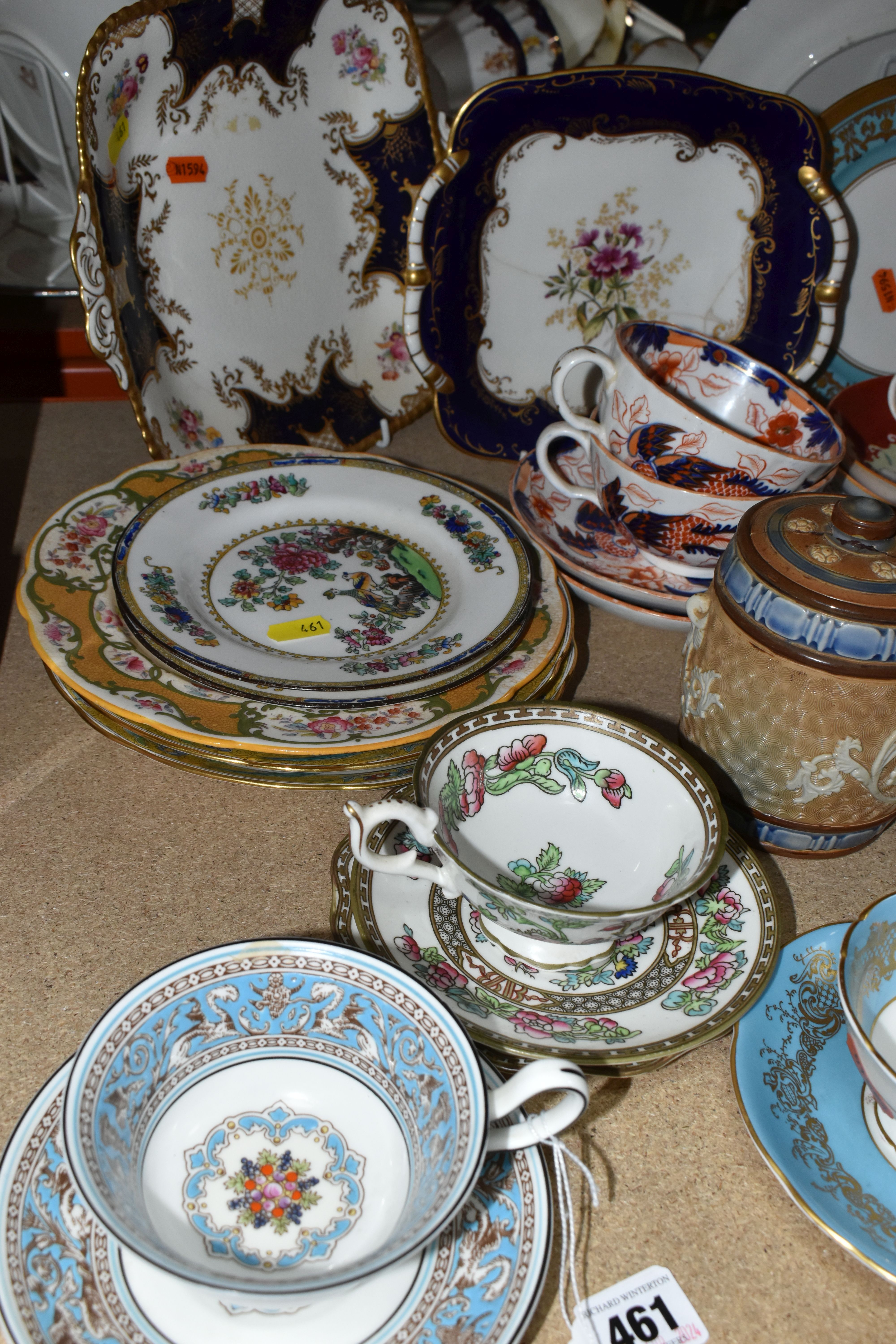 A COLLECTION OF NAMED CERAMICS, comprising a Villeroy & Boch Mettlach beer stein, a Royal Doulton - Image 2 of 6